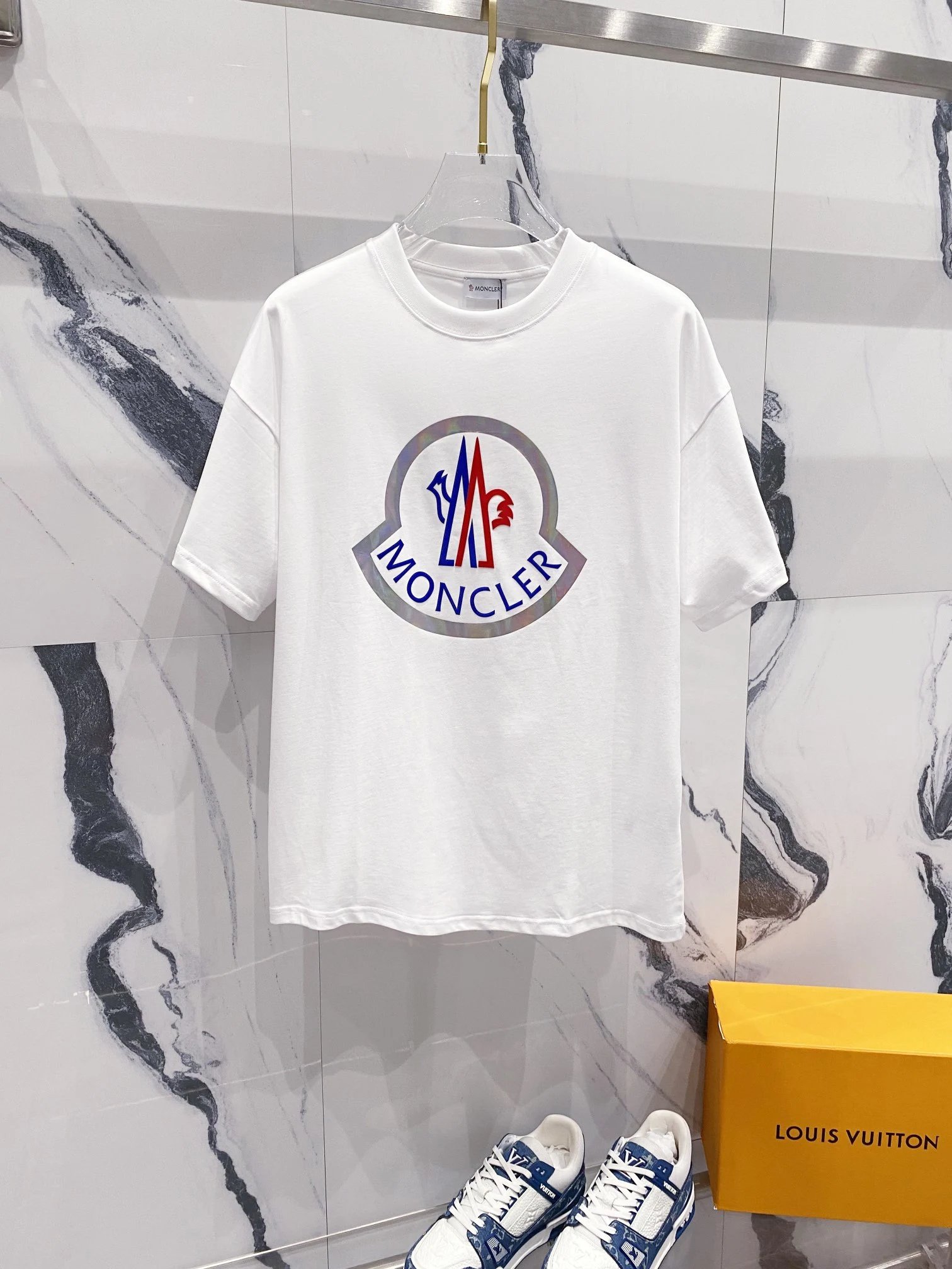 Moncler T-Shirts Logo Graphic — 19