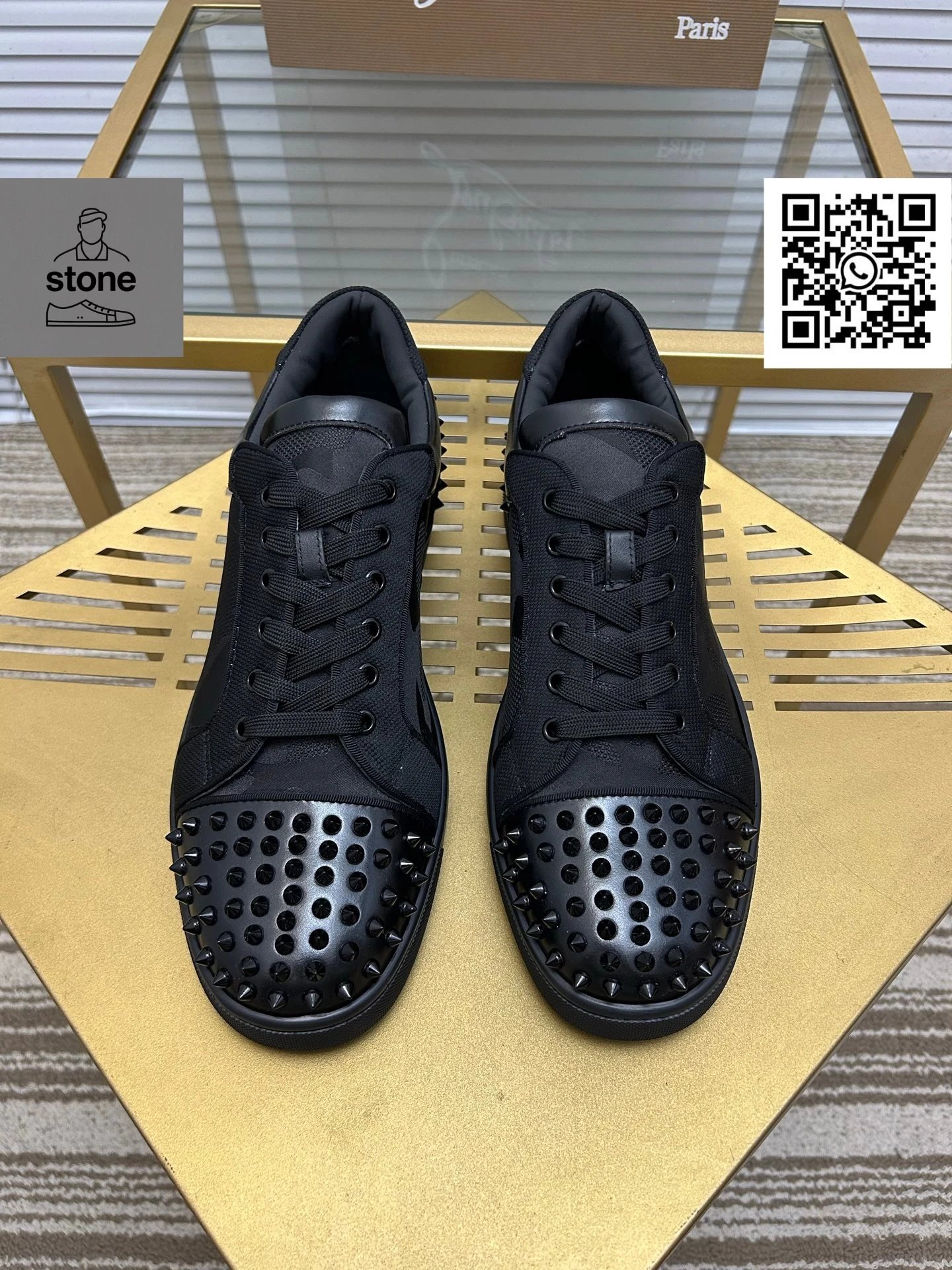 Unbranded Sneakers Low-Top Lace-Up with Spiked Toe Options — 16