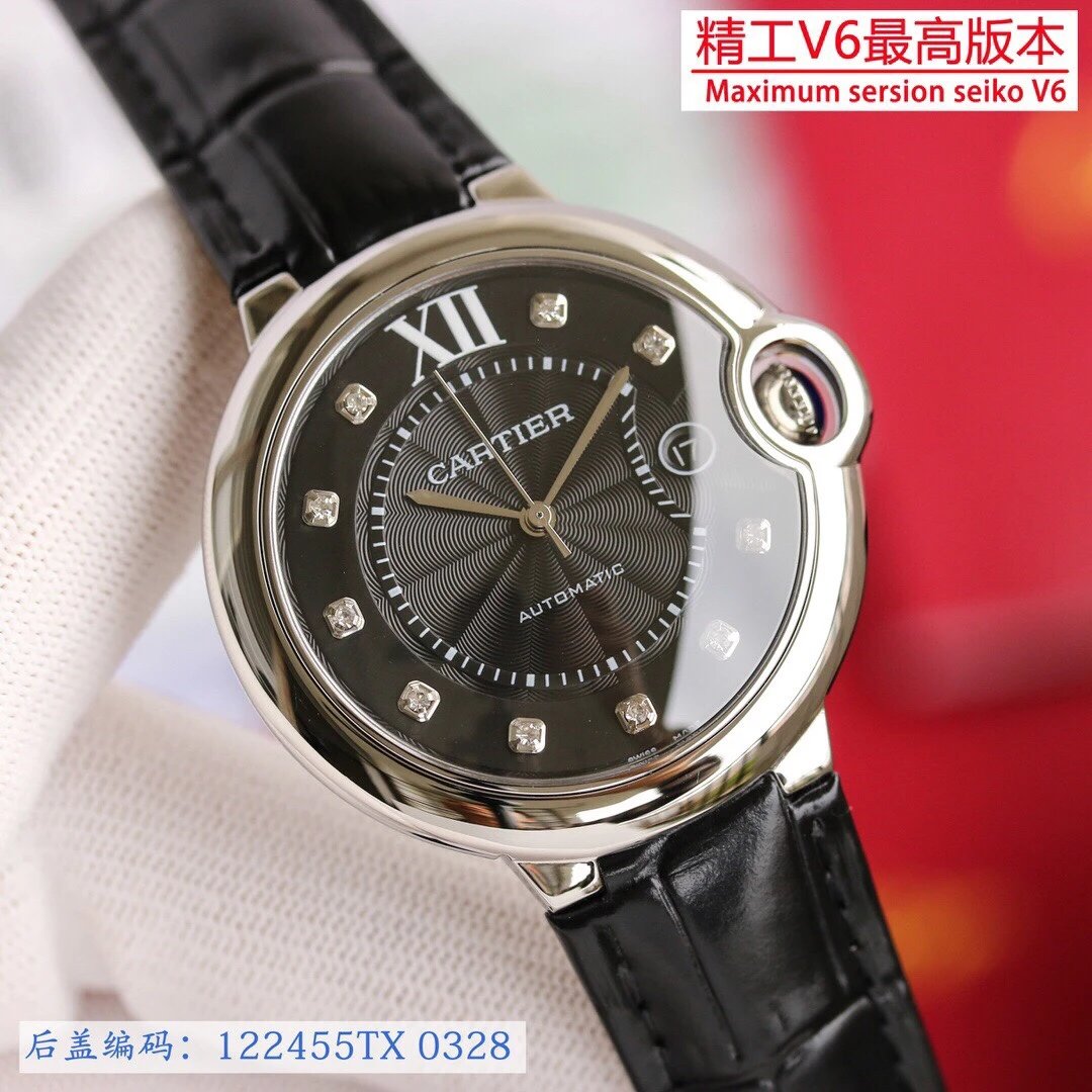 Cartier Watches Roman numeral dial wristwatch image 10