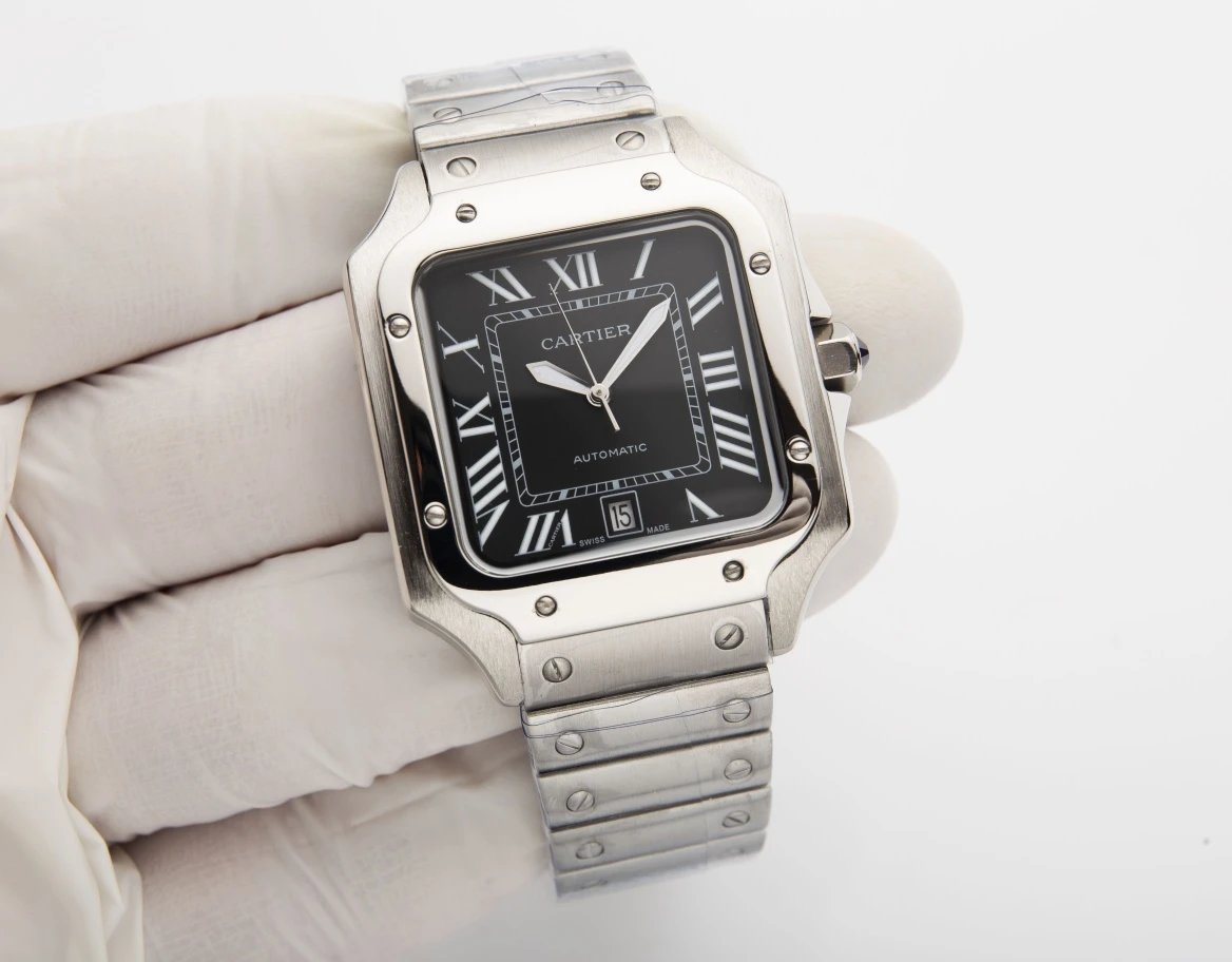 Cartier Watches Roman numeral dial wristwatch — 10