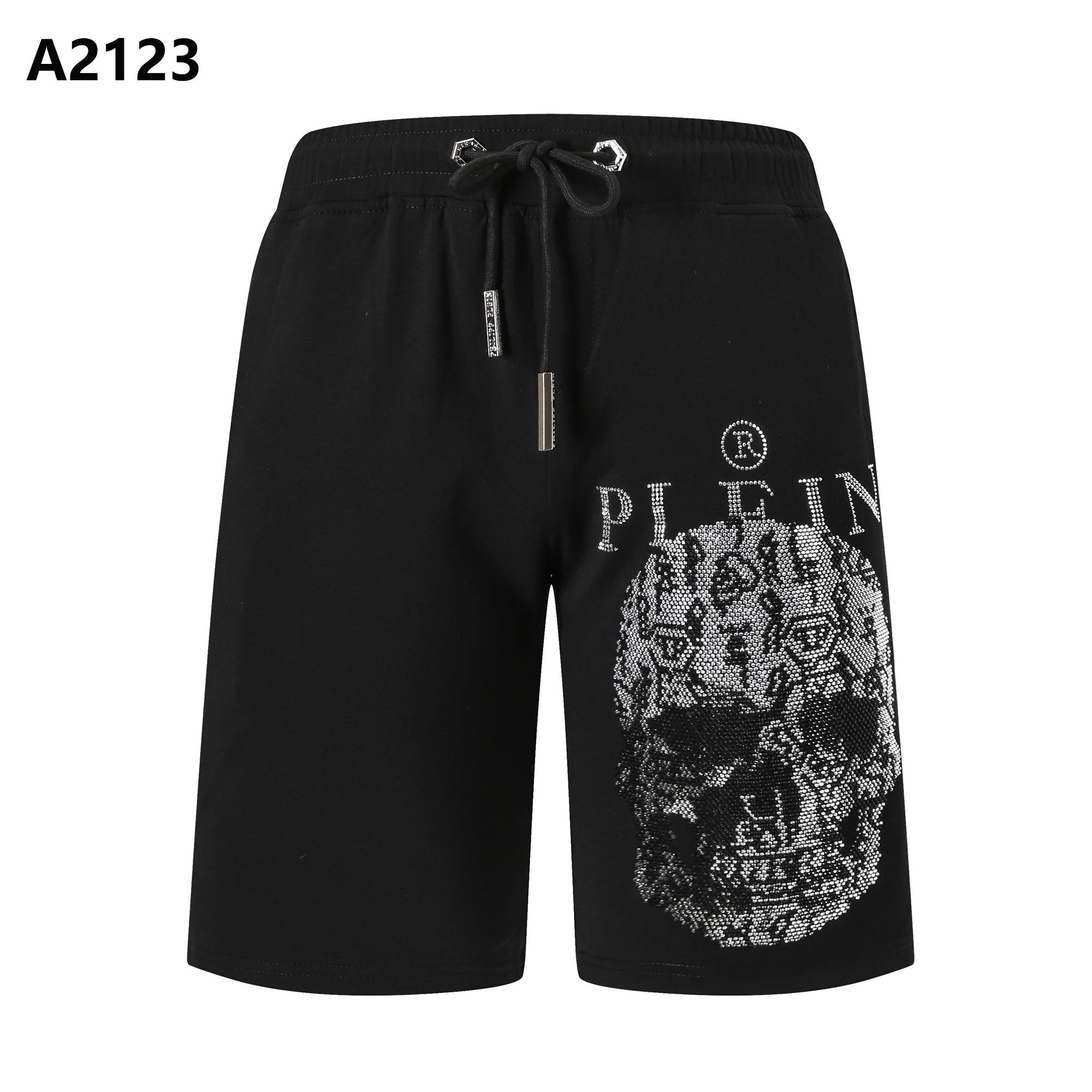 Philipp Plein Graphic Drawstring Shorts — 03