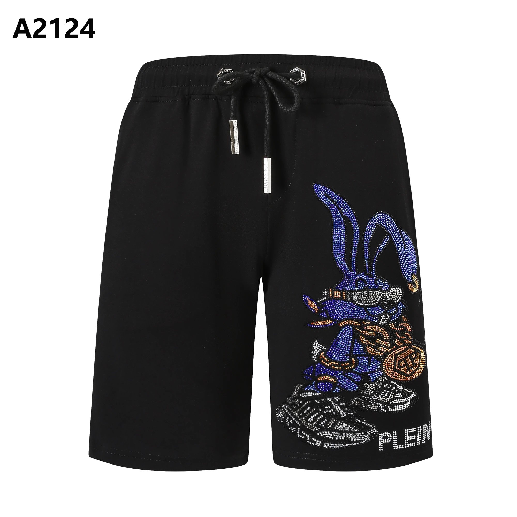 Philipp Plein Graphic Drawstring Shorts — 02