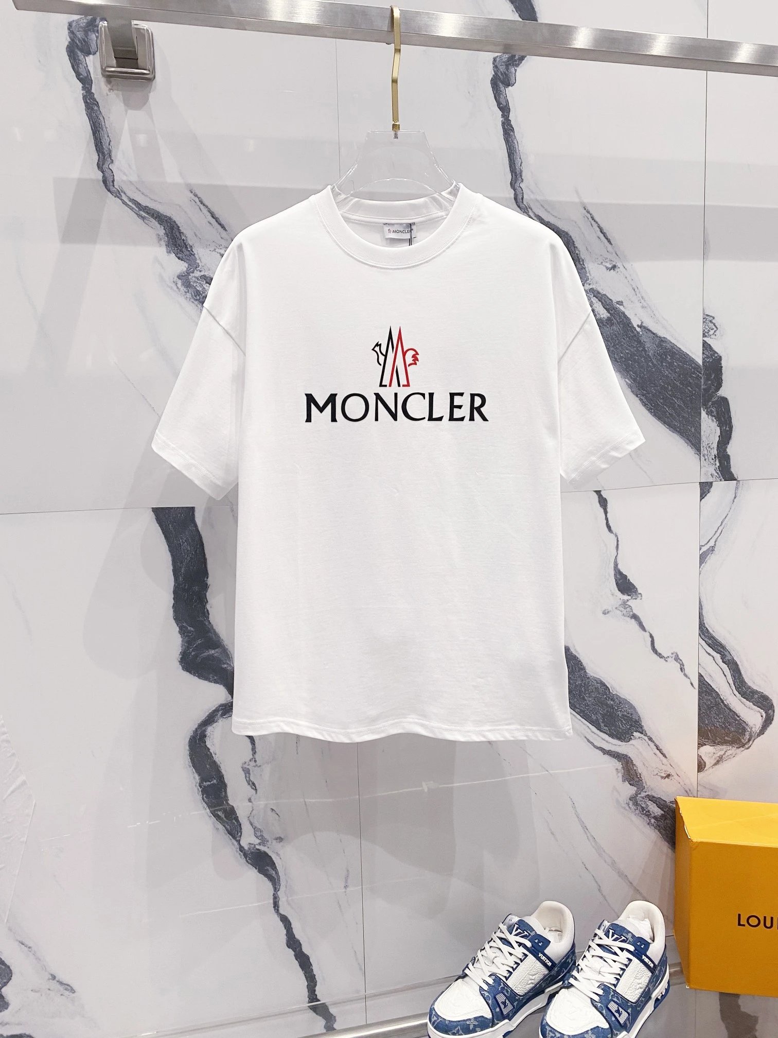 Moncler T-Shirts Logo Graphic image 7