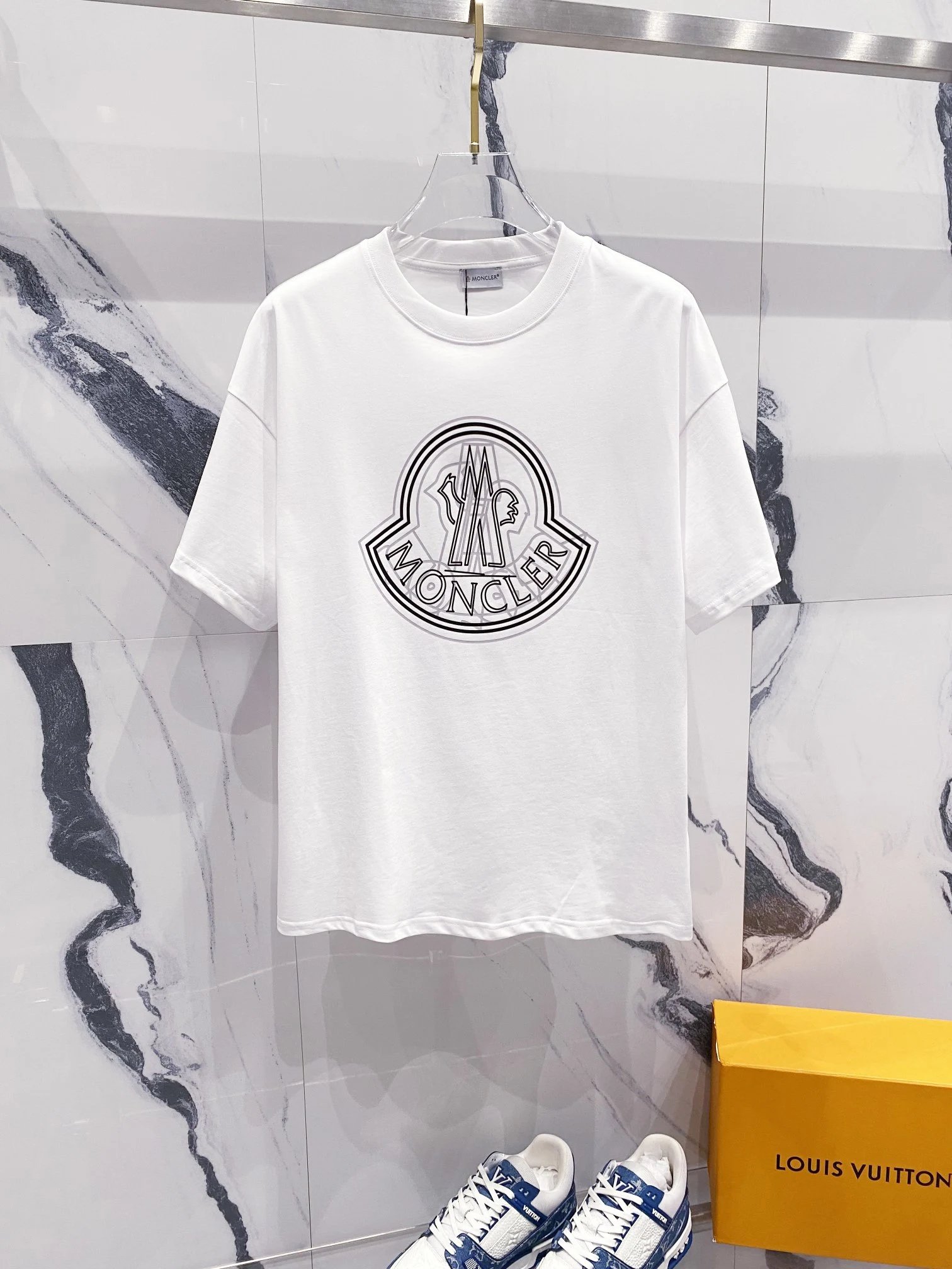 Moncler T-Shirts Logo Graphic — 13