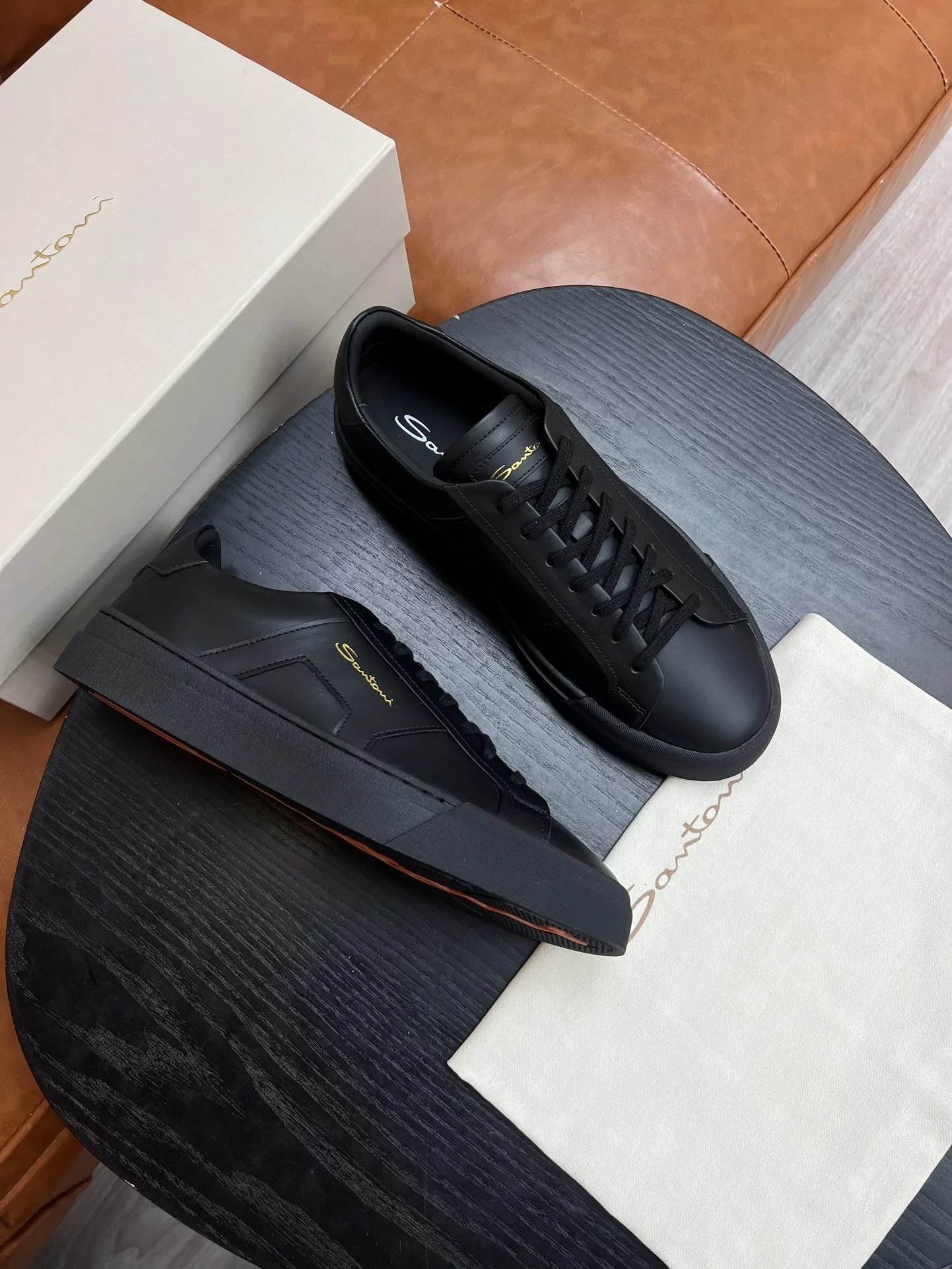 Santoni Sneakers Lace-Up and Slip-On image 6