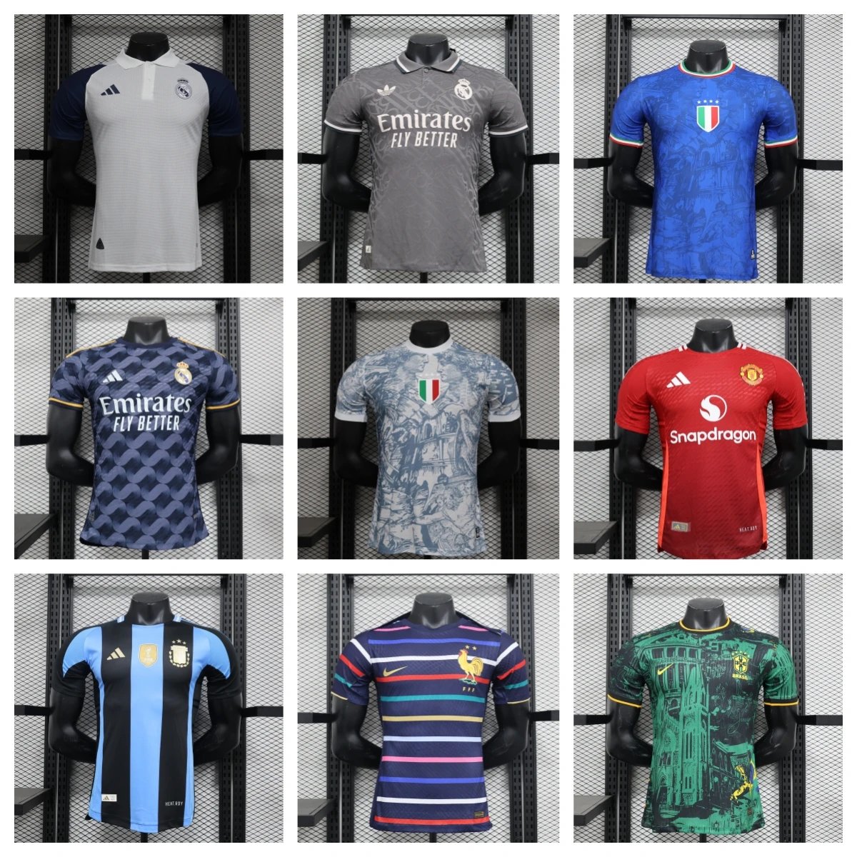 Real Madrid, Italy, Manchester