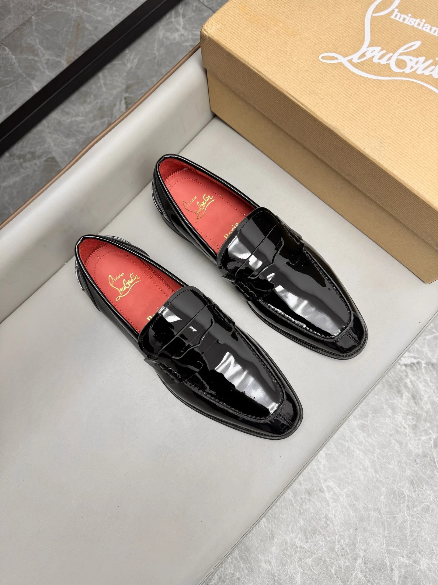 Christian Louboutin Leather Shoes C11 Square-Toe Dress image 4
