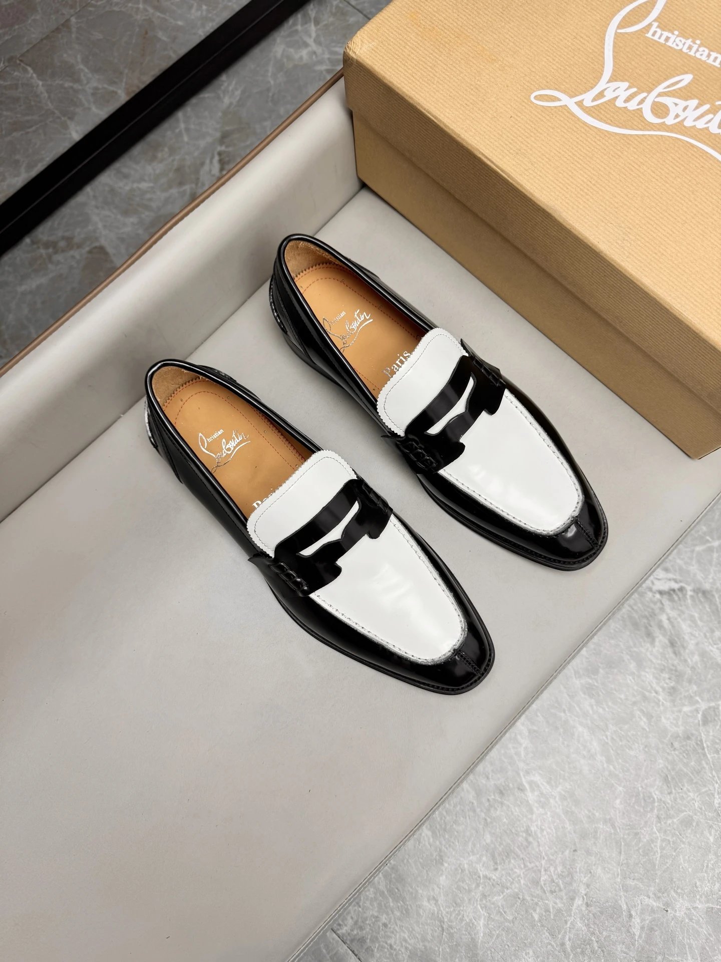 Christian Louboutin Leather Shoes C11 Square-Toe Dress image 7