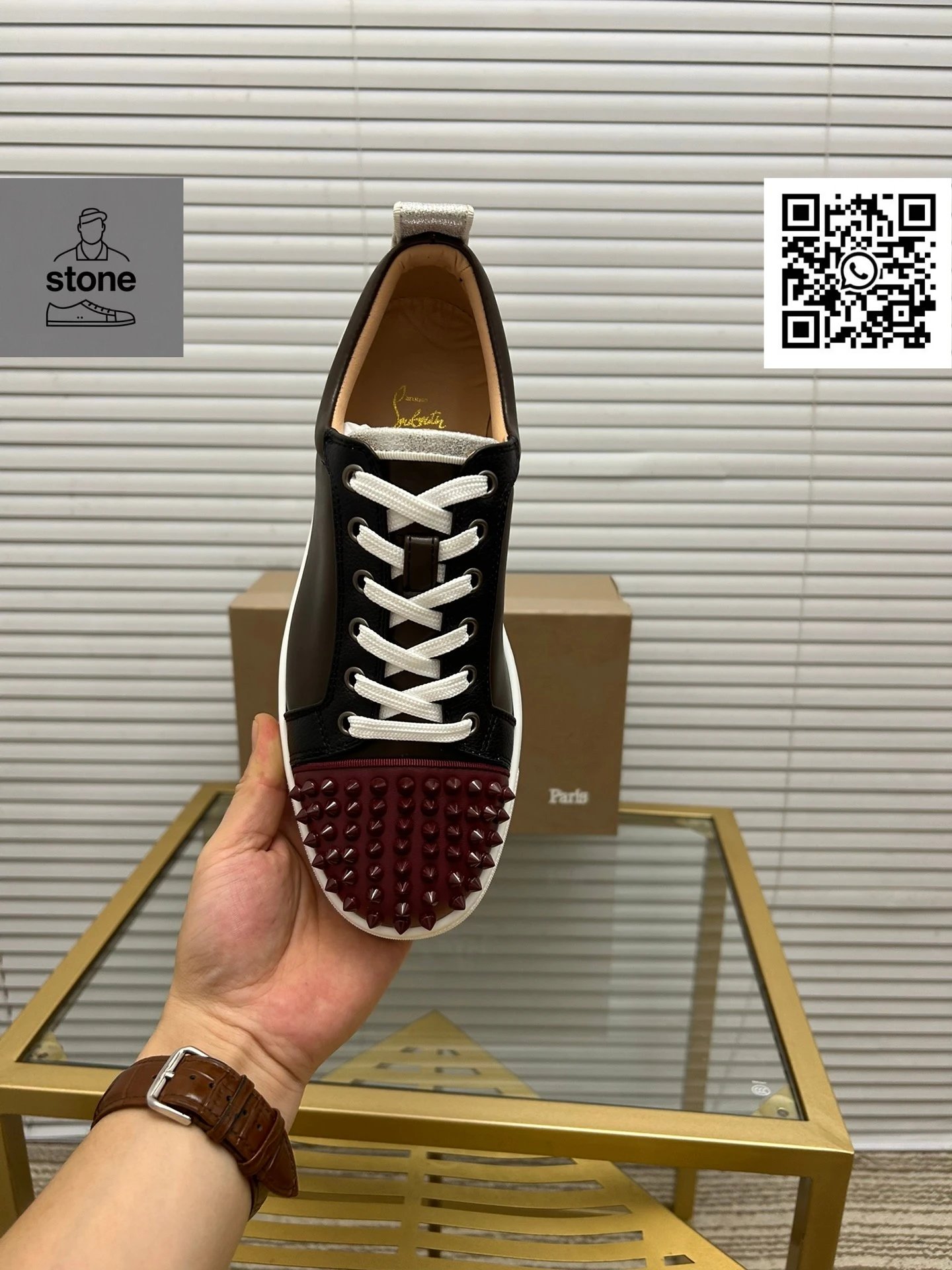 Unbranded Sneakers Low-Top Lace-Up with Spiked Toe Options — 15
