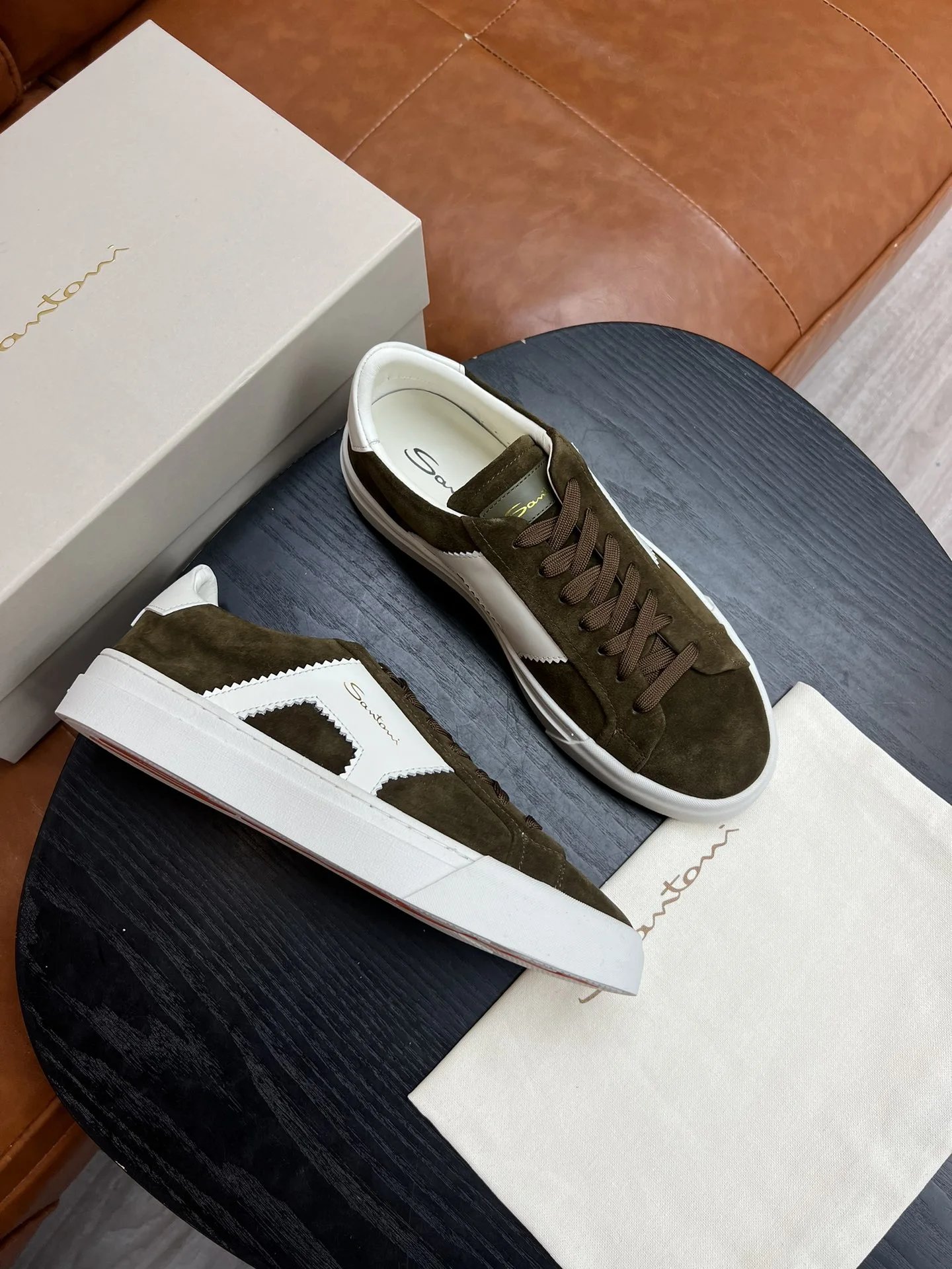 Santoni Sneakers Lace-Up and Slip-On image 4