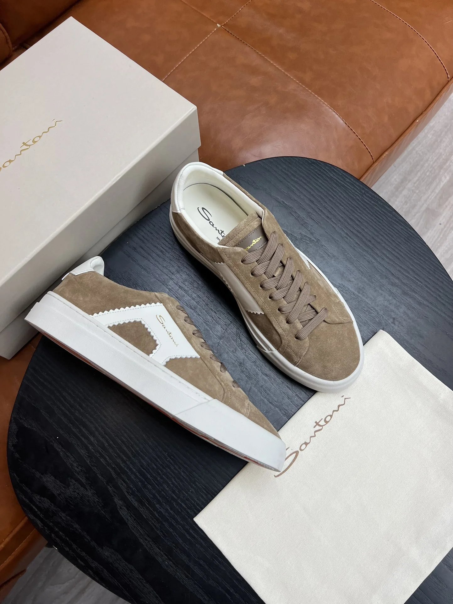 Santoni Sneakers Lace-Up and Slip-On image 3