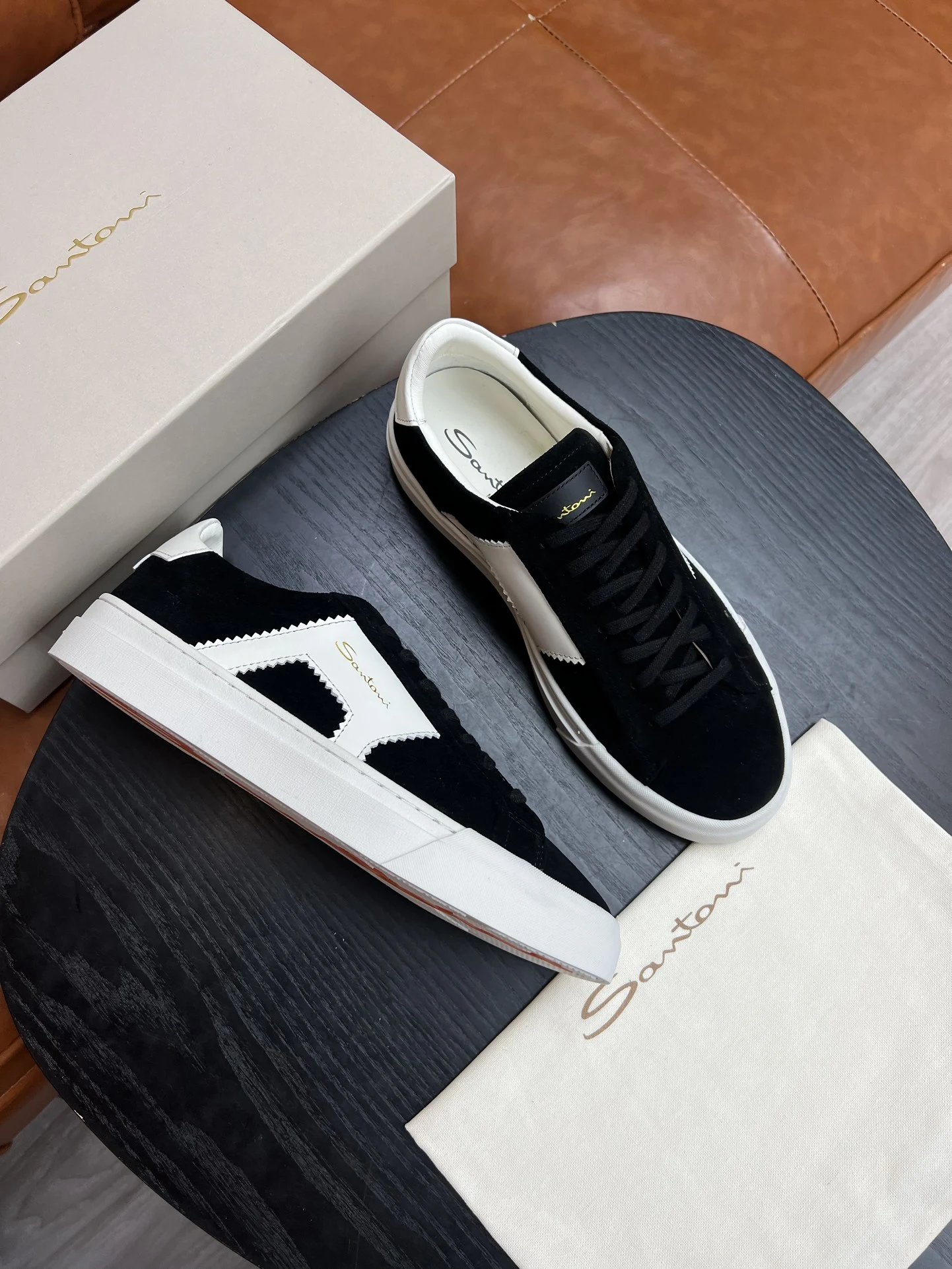 Santoni Sneakers Lace-Up and Slip-On image 10
