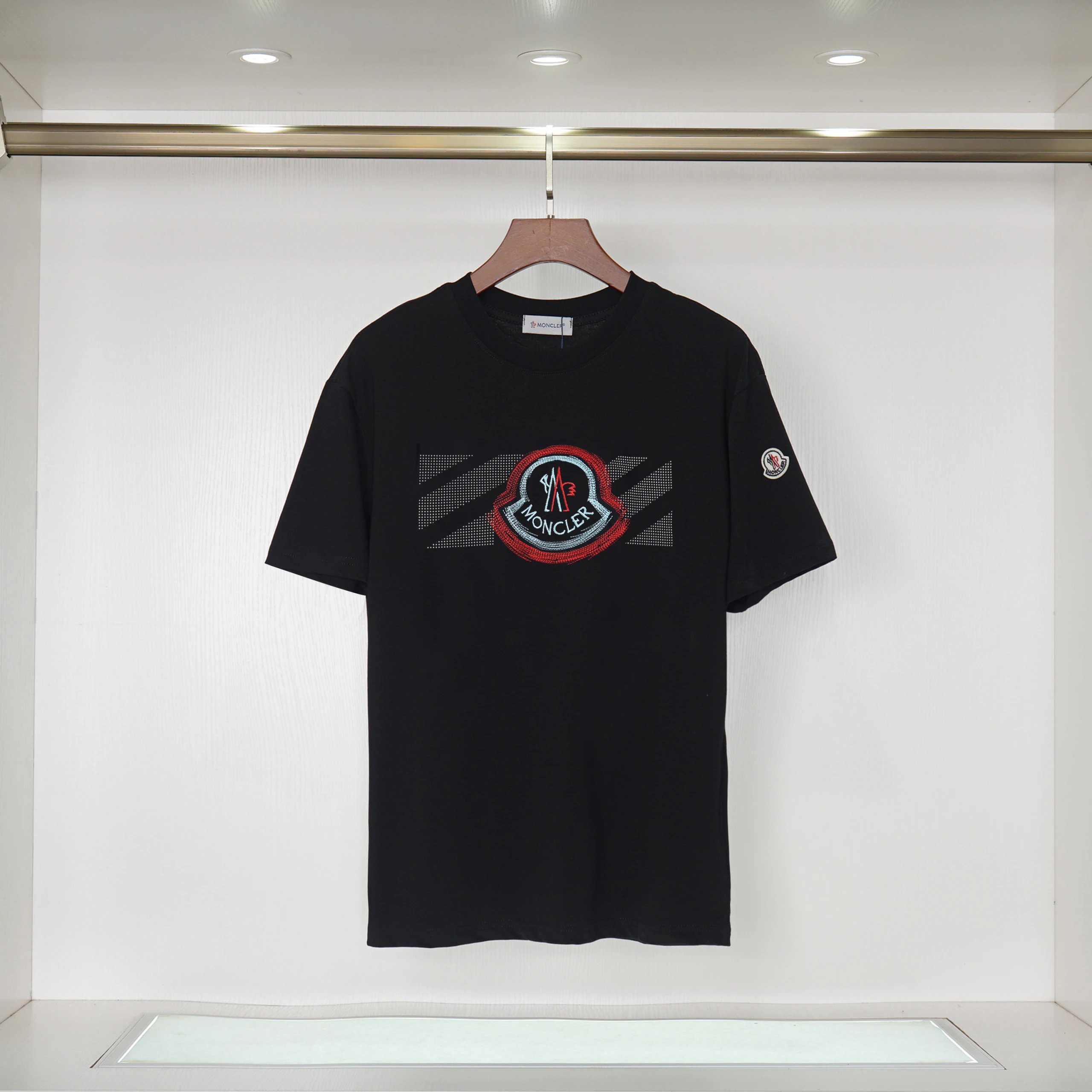 Moncler T-Shirts 1952 Logo Print — 07
