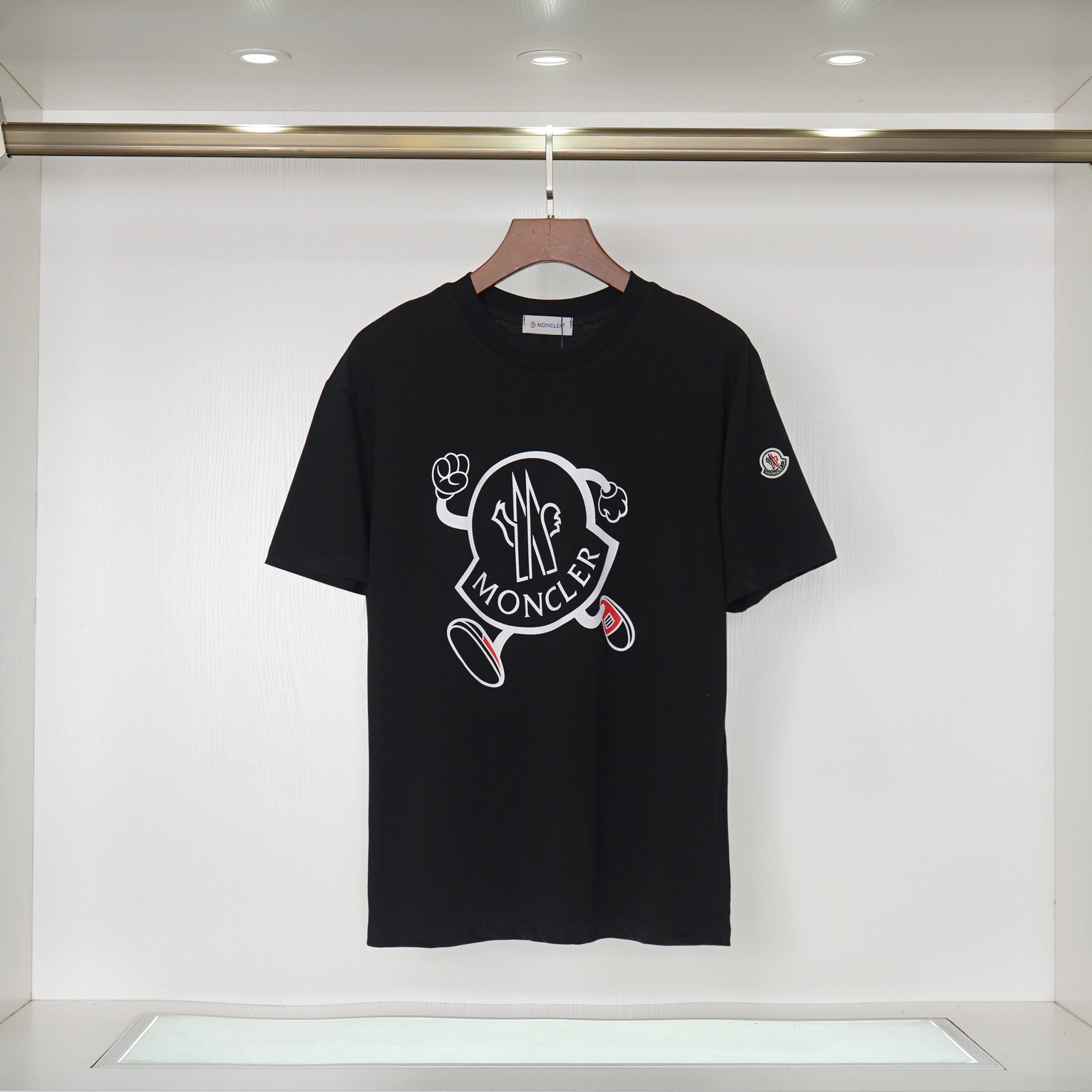 Moncler T-Shirts 1952 Logo Print — 30