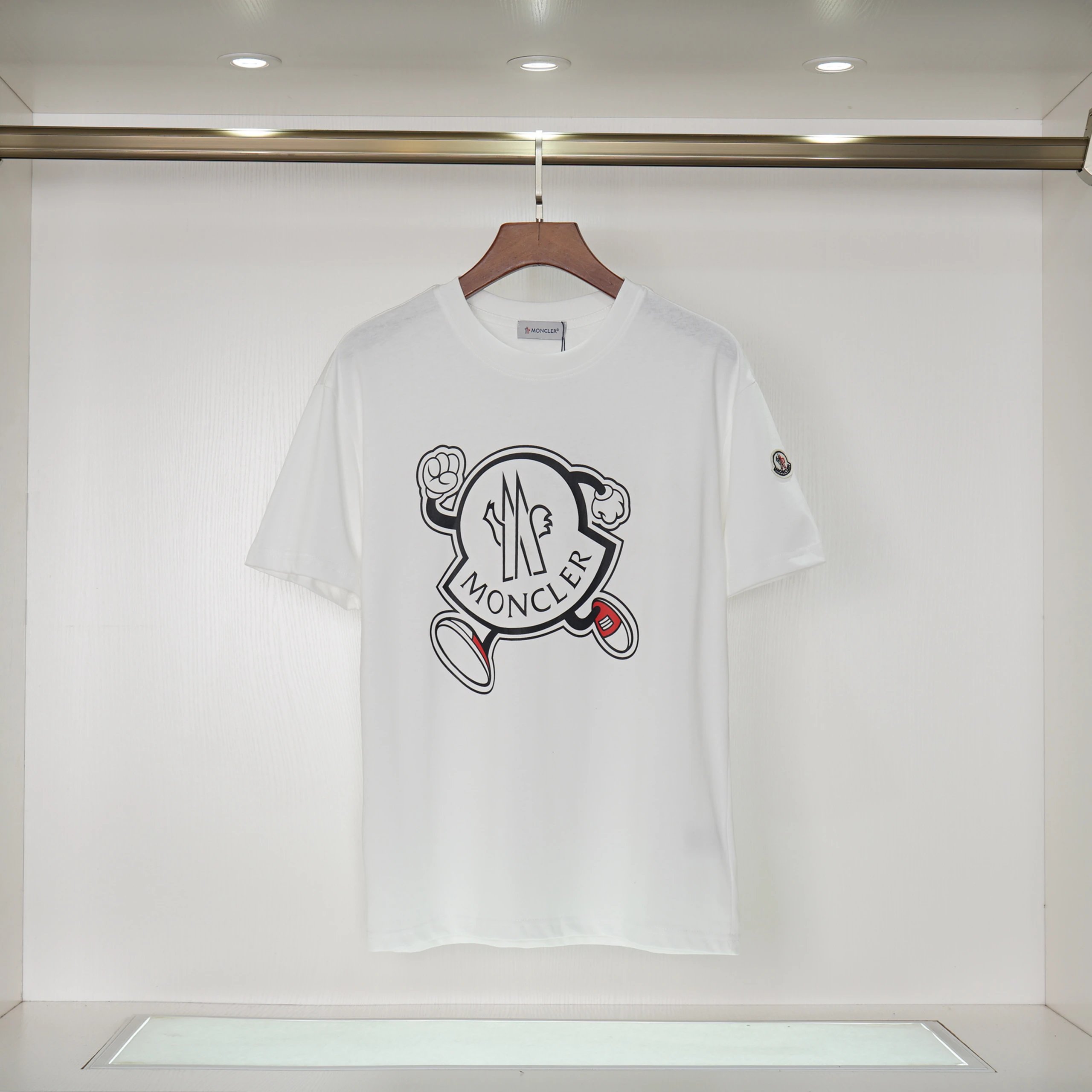 Moncler T-Shirts 1952 Logo Print — 31