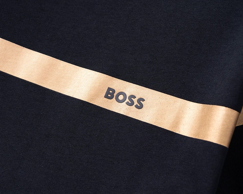 Hugo Boss Logo V-Neck Polo Black - 12