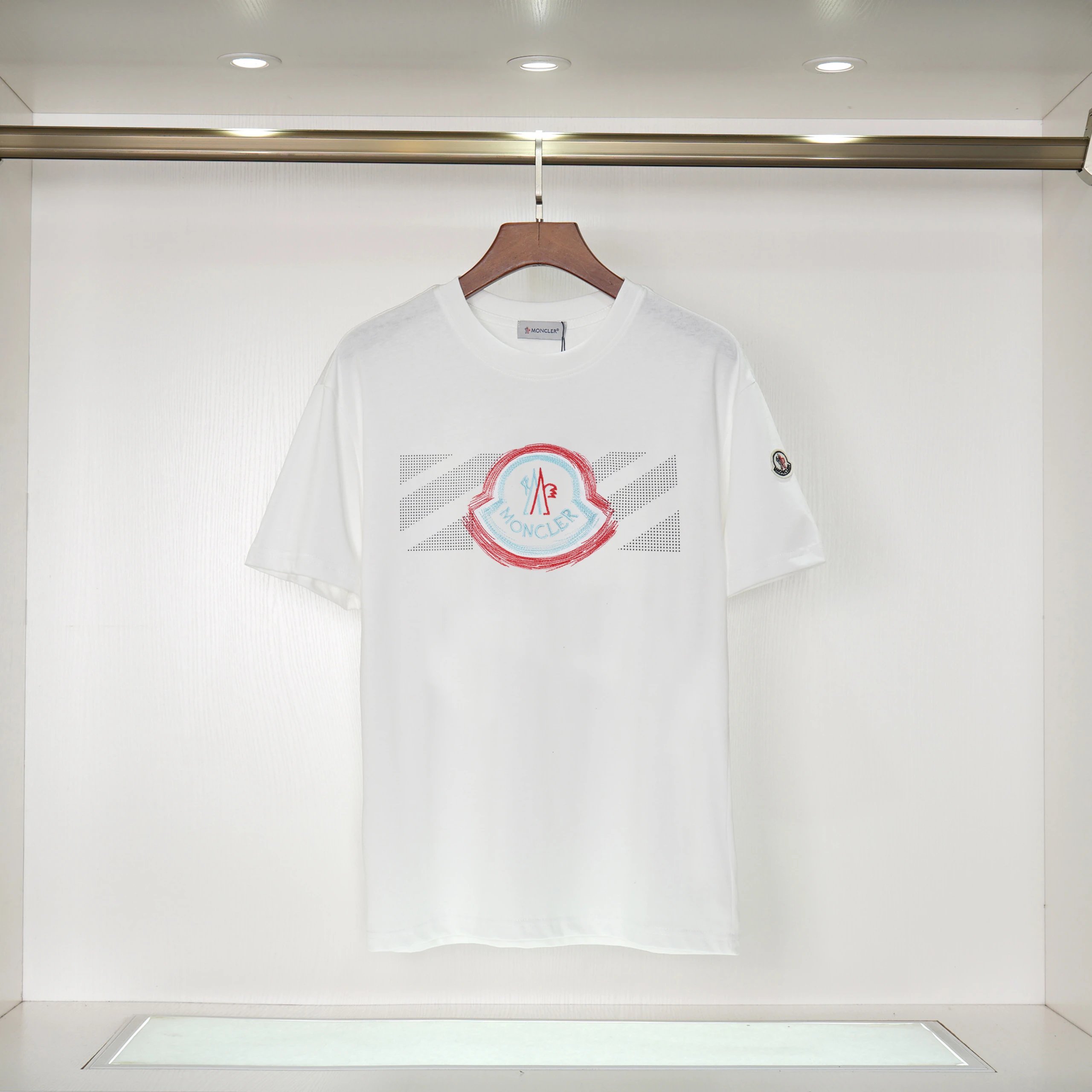 Moncler T-Shirts 1952 Logo Print — 08