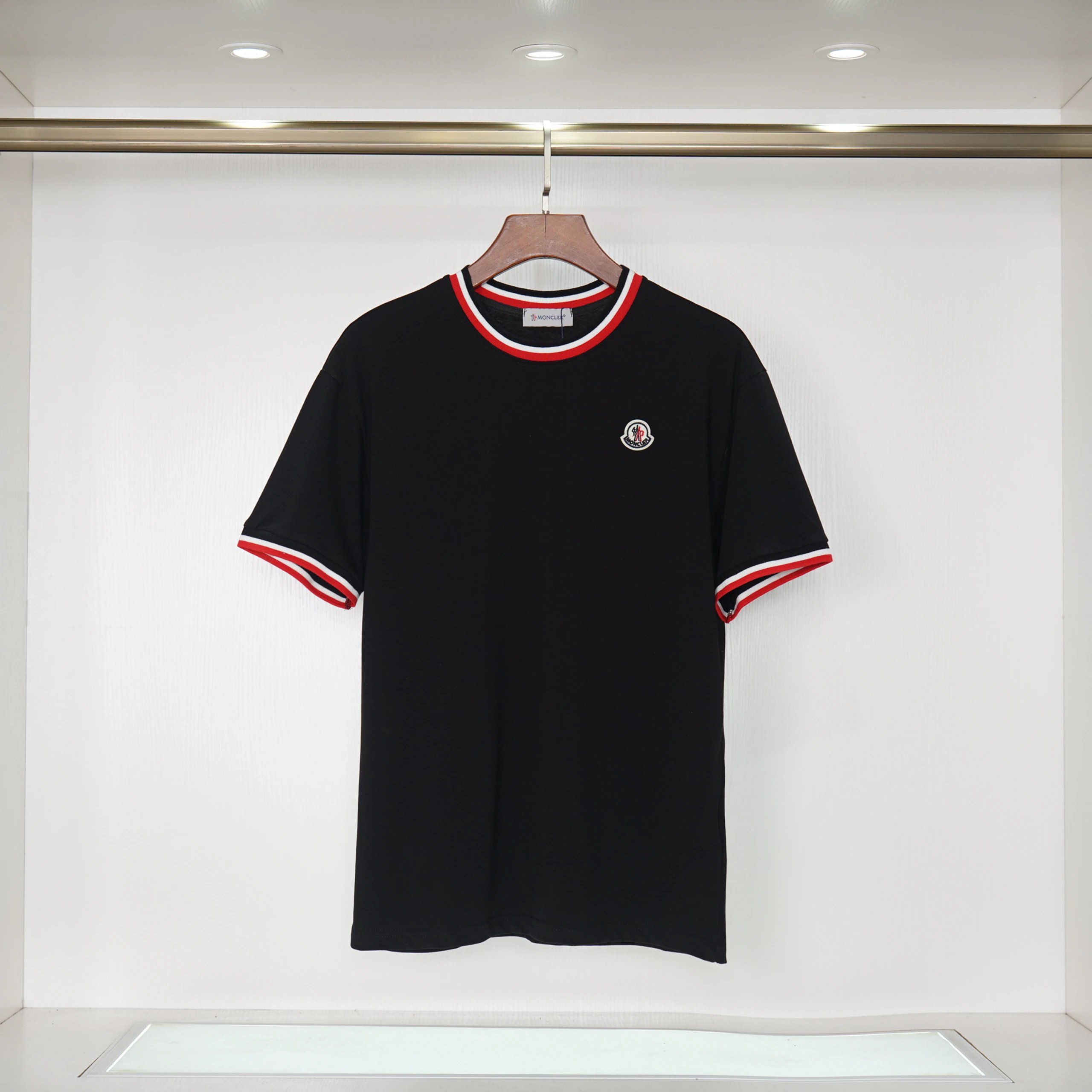 Moncler T-Shirts 1952 Logo Print — 35