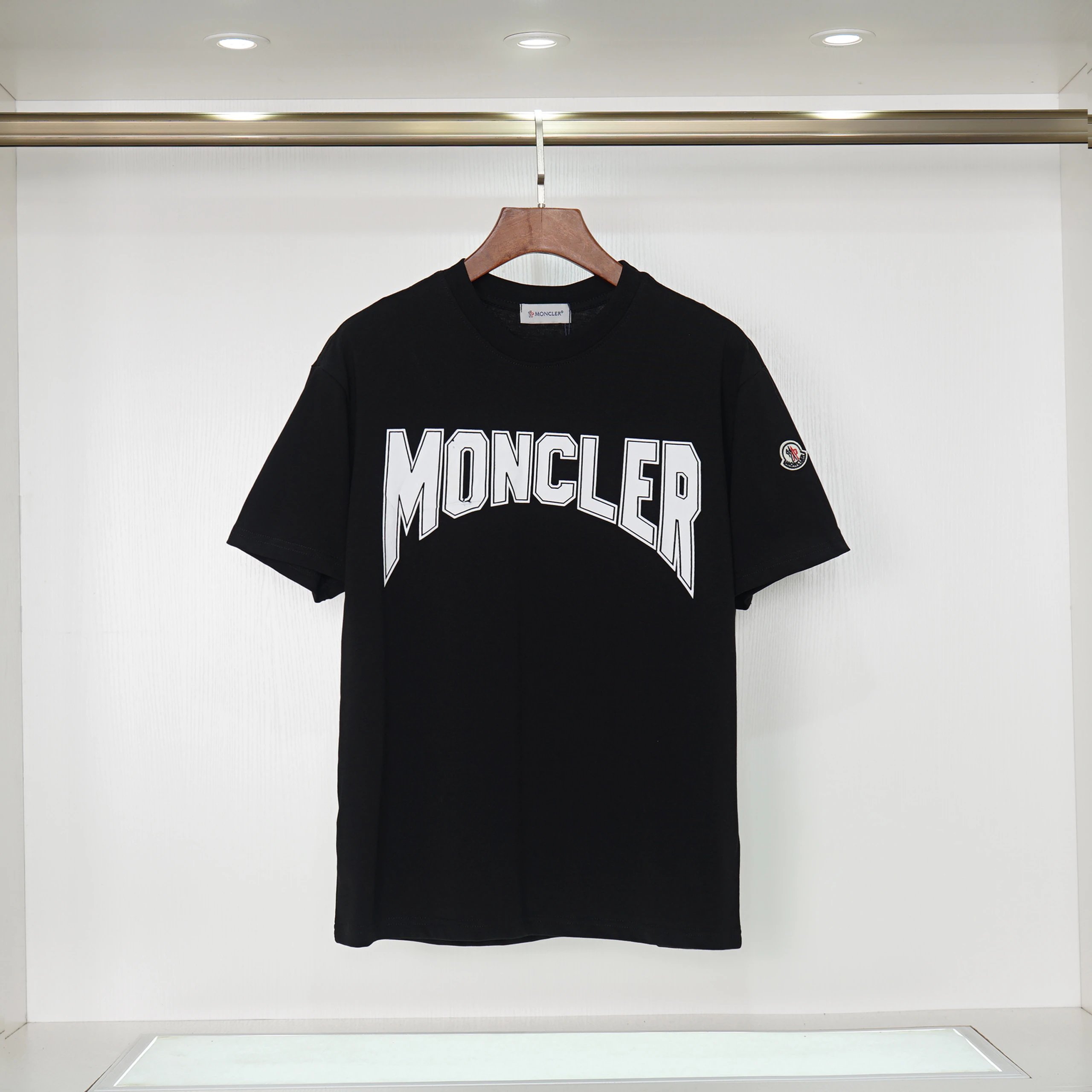 Moncler T-Shirts 1952 Logo Print — 33