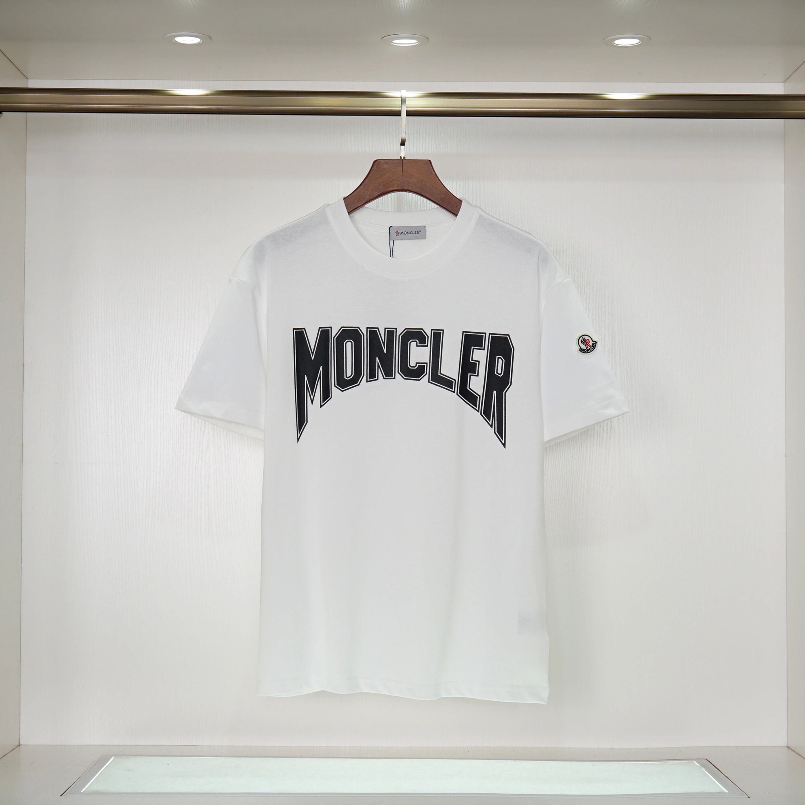 Moncler T-Shirts 1952 Logo Print — 32