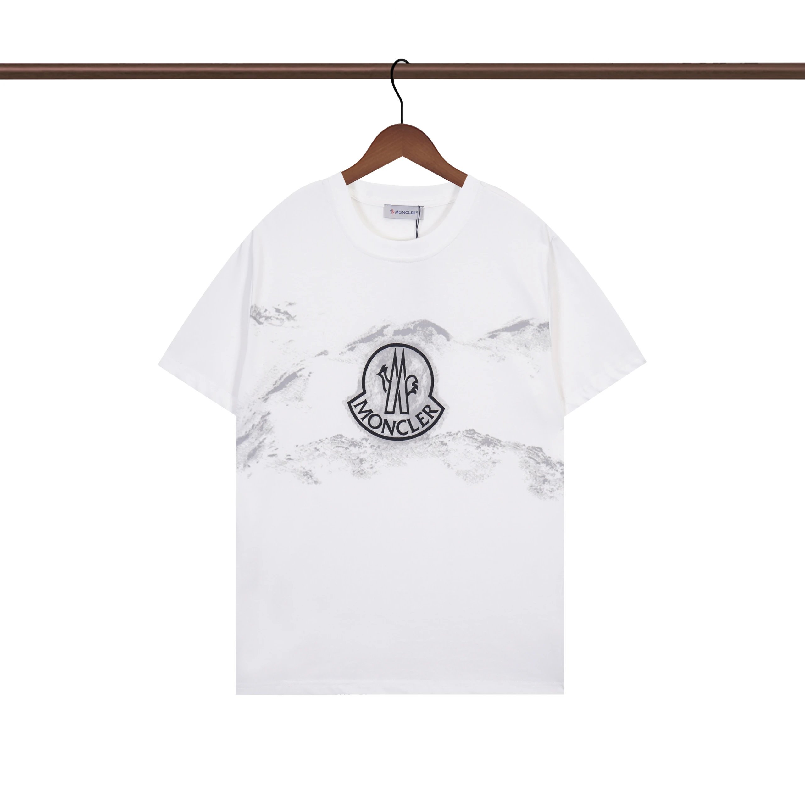 Moncler T-Shirts 1952 Logo Print — 27