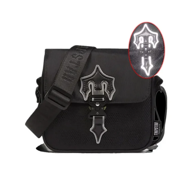 Trapstar Crossbody Bags Flap Bag with Emblem Buckle product detail image 1