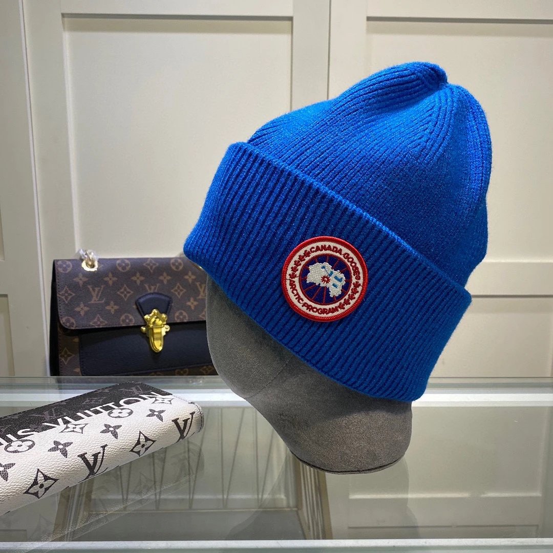 Gucci Hats GG Monogram Striped Cuff Knit Beanie — 26