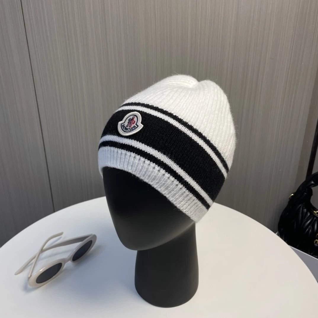 Moncler Hats Rib-Knit Cuffed Beanie image 7