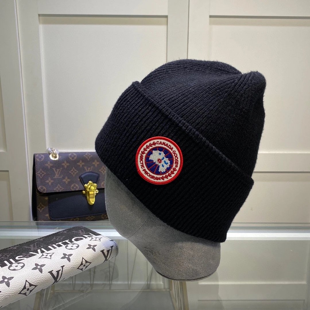 Gucci Hats GG Monogram Striped Cuff Knit Beanie — 27