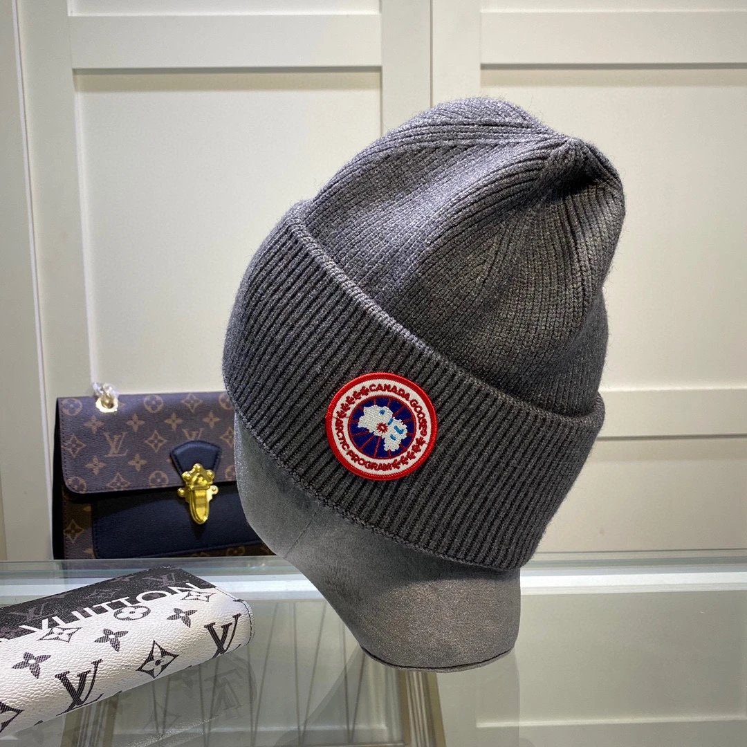 Gucci Hats GG Monogram Striped Cuff Knit Beanie — 28