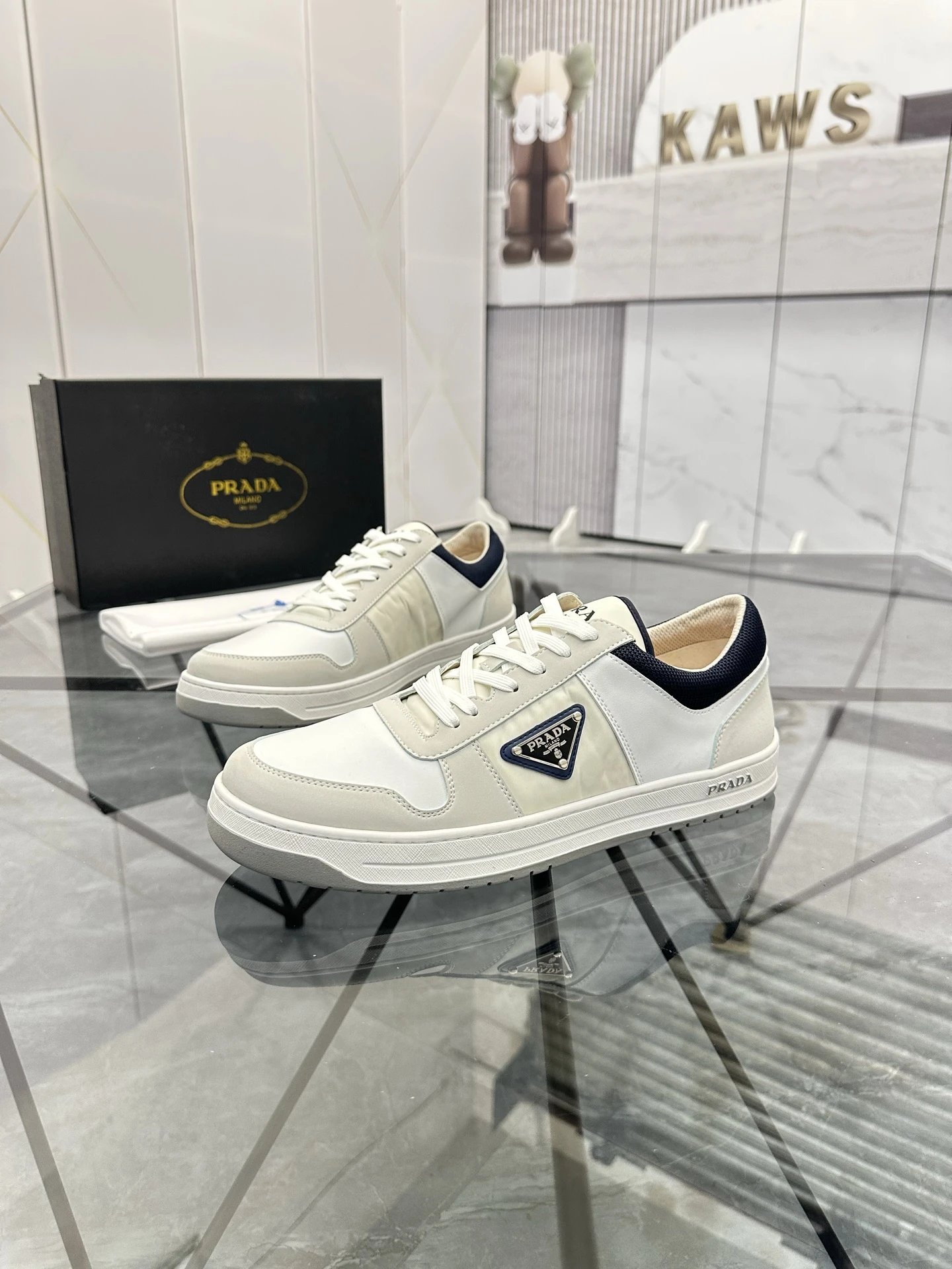 Prada Sneakers Low-Top Triangle Logo — 16