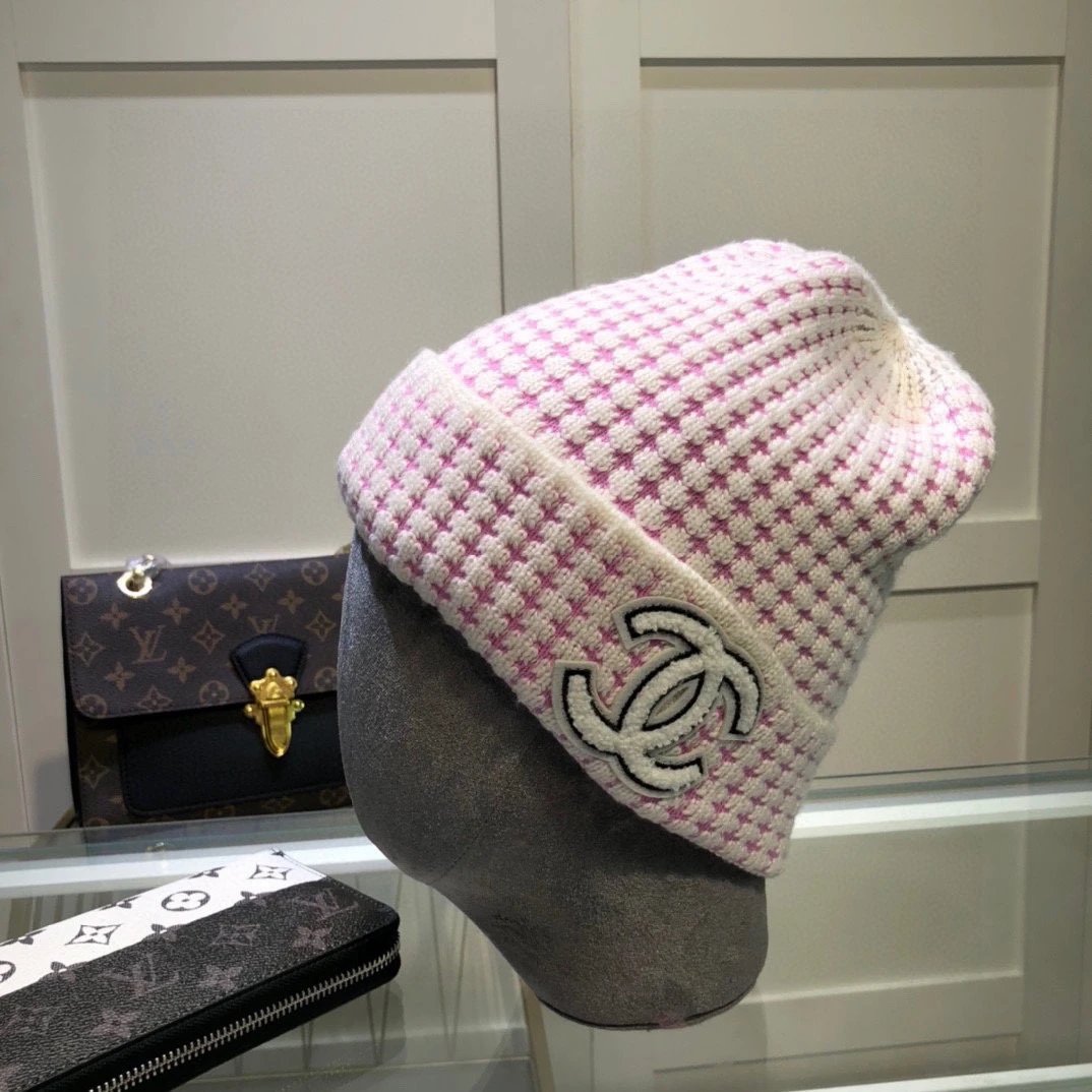 Moncler Hats Rib-Knit Cuffed Beanie — 36