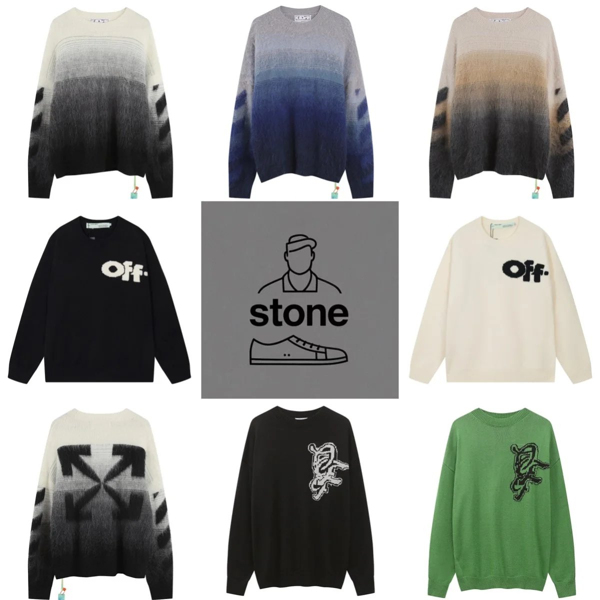 00ff white Sweater - 131350