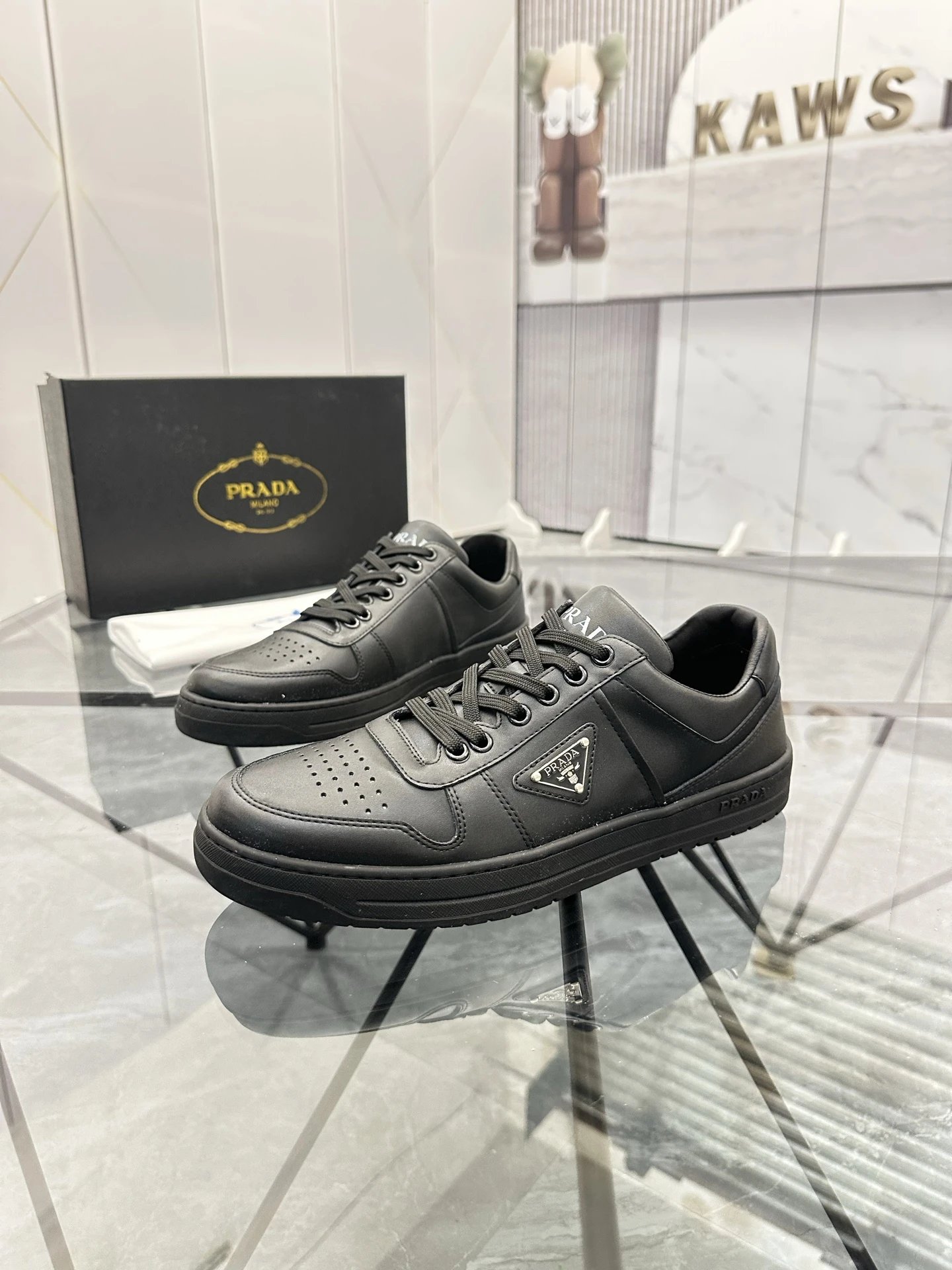 Prada Sneakers Low-Top Triangle Logo image 3