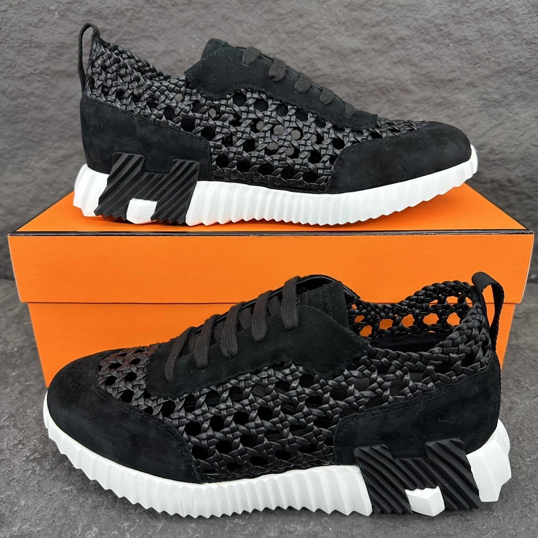 Unbranded Sneakers Woven Upper with Ribbed Sole image 2