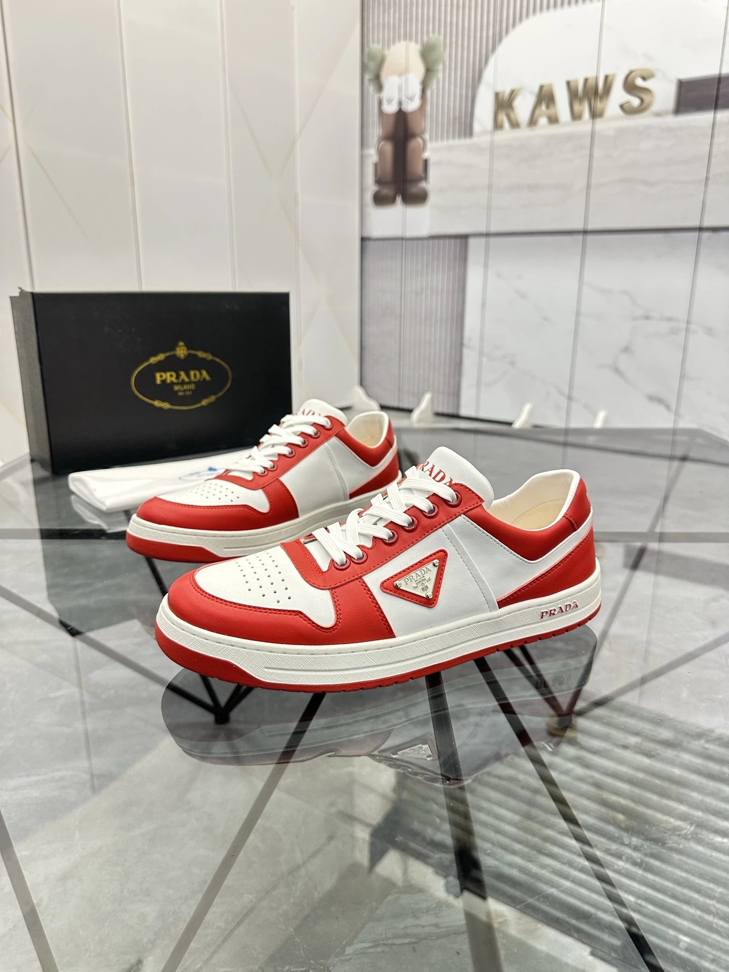 Prada Sneakers Low-Top Triangle Logo image 11