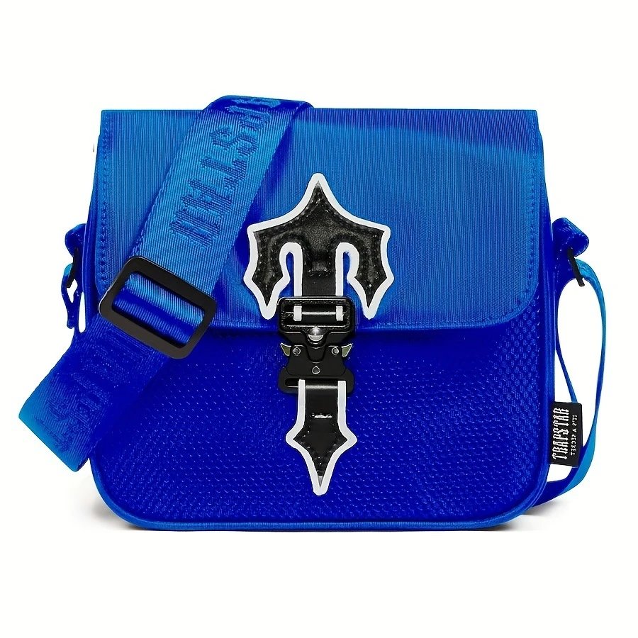 Trapstar Crossbody Bags Flap Bag with Emblem Buckle — 09