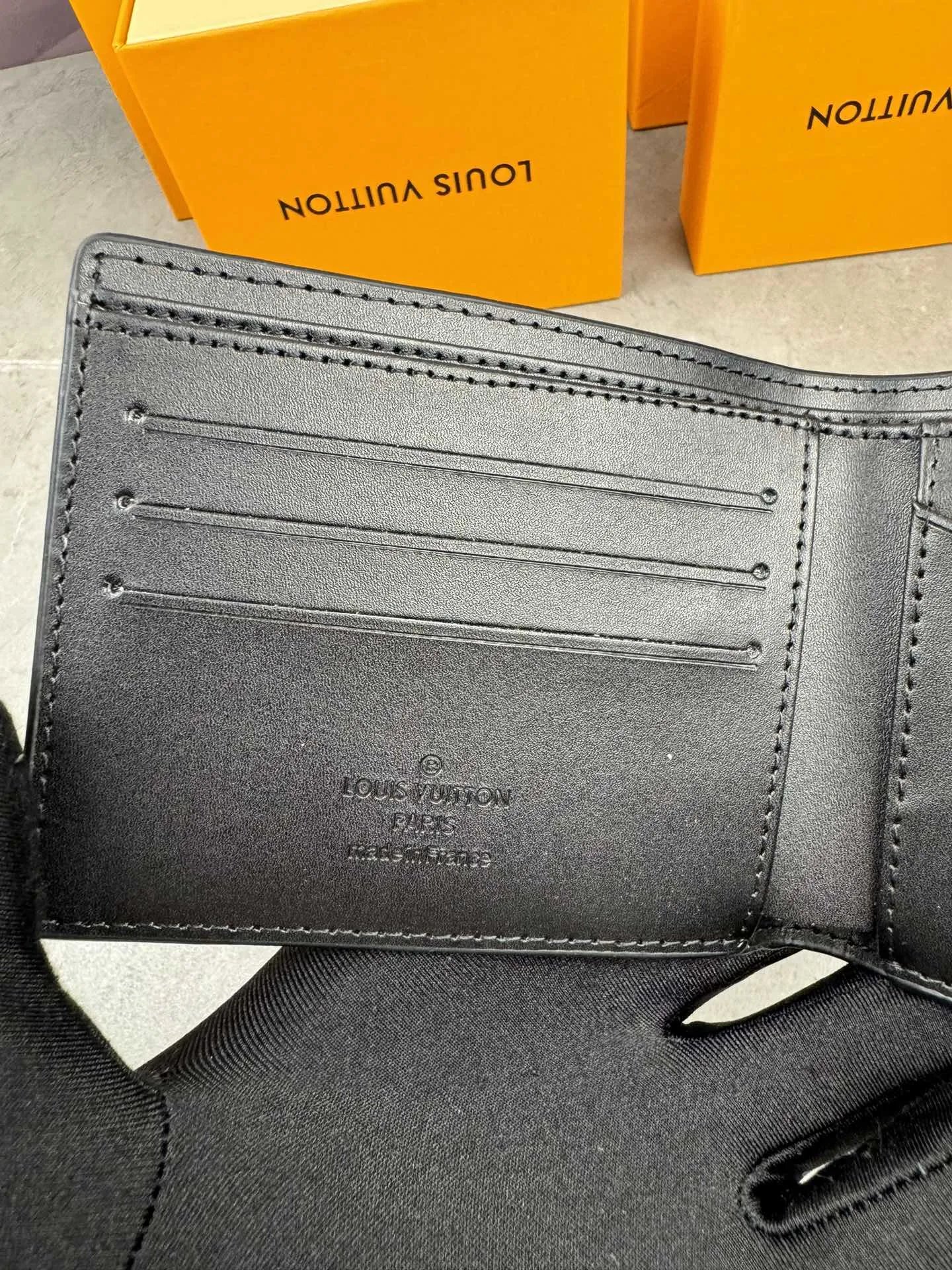 Louis Vuitton Monogram Eclipse Card Holder Gray - 9