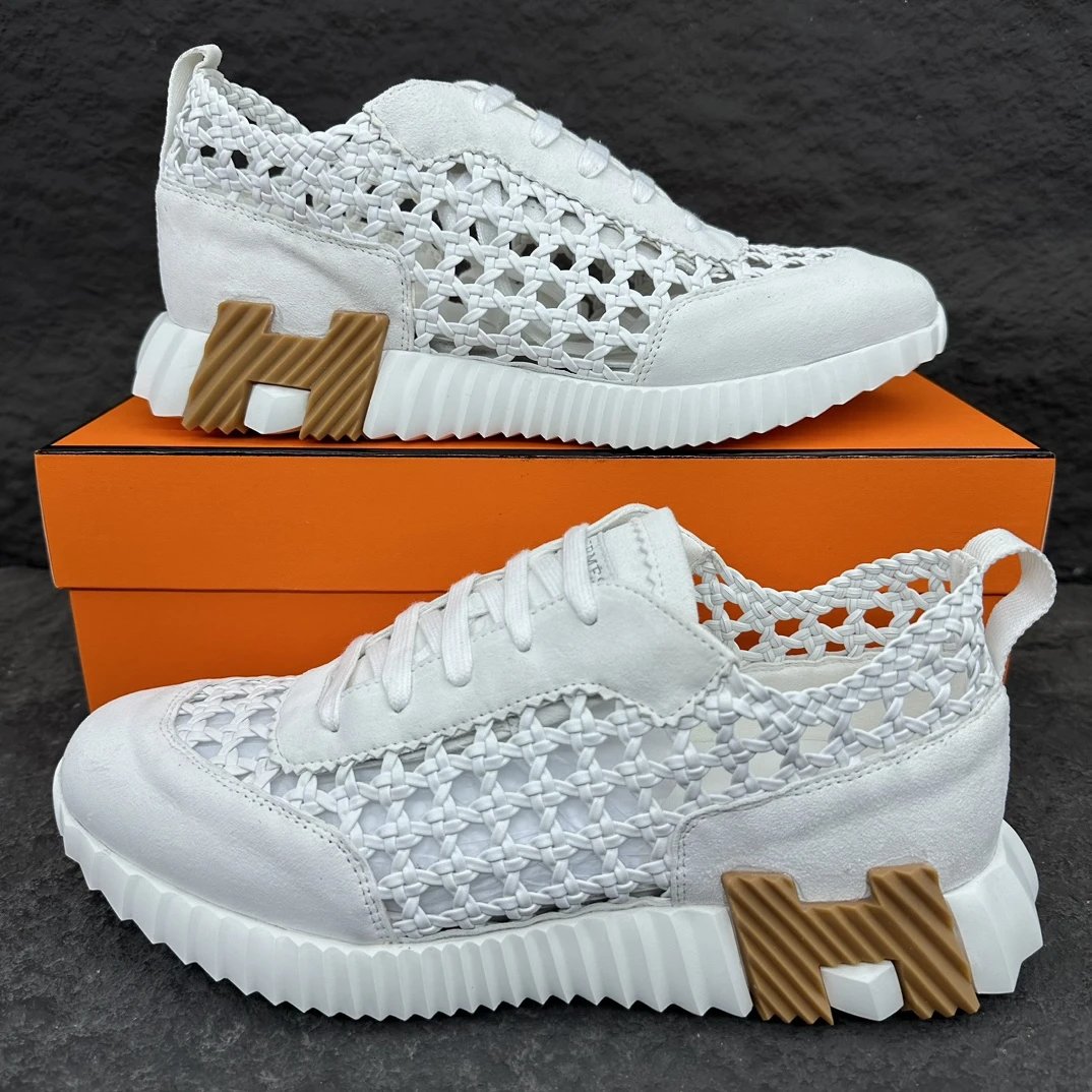Unbranded Sneakers Woven Upper with Ribbed Sole image 5