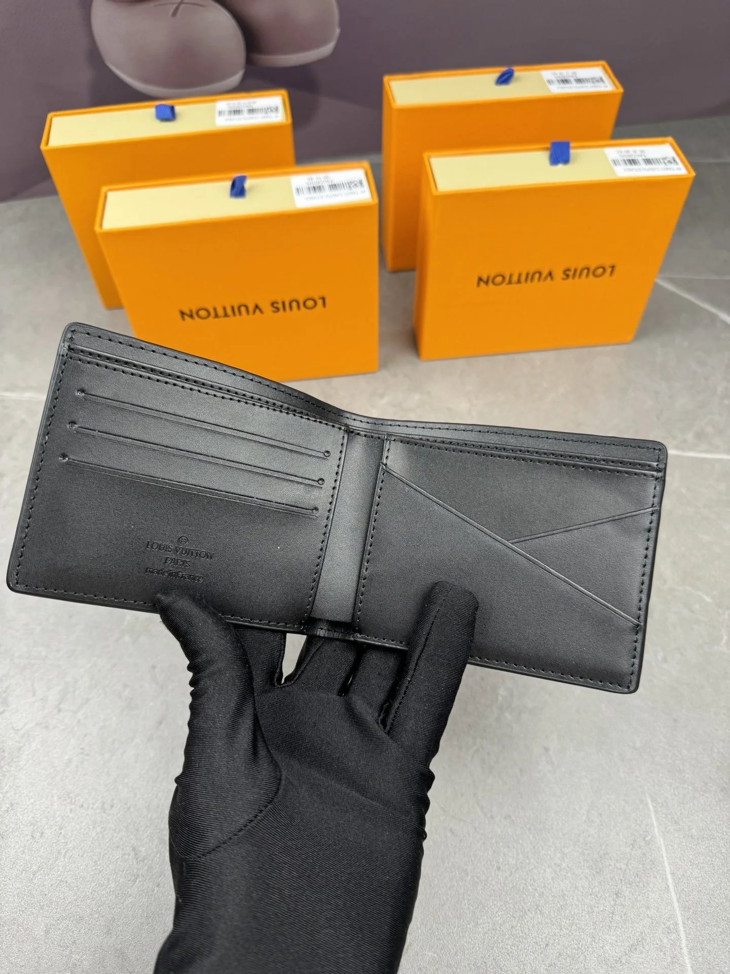 Louis Vuitton Monogram Eclipse Card Holder Gray - 7