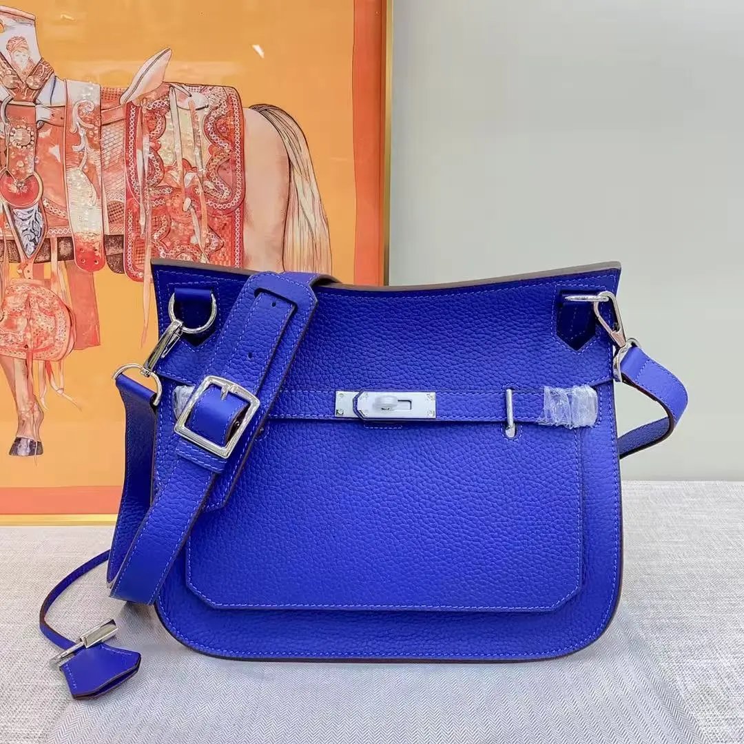Unbranded Crossbody Bags Front-flap bag with turn-lock closure and wide adjustable strap — 05