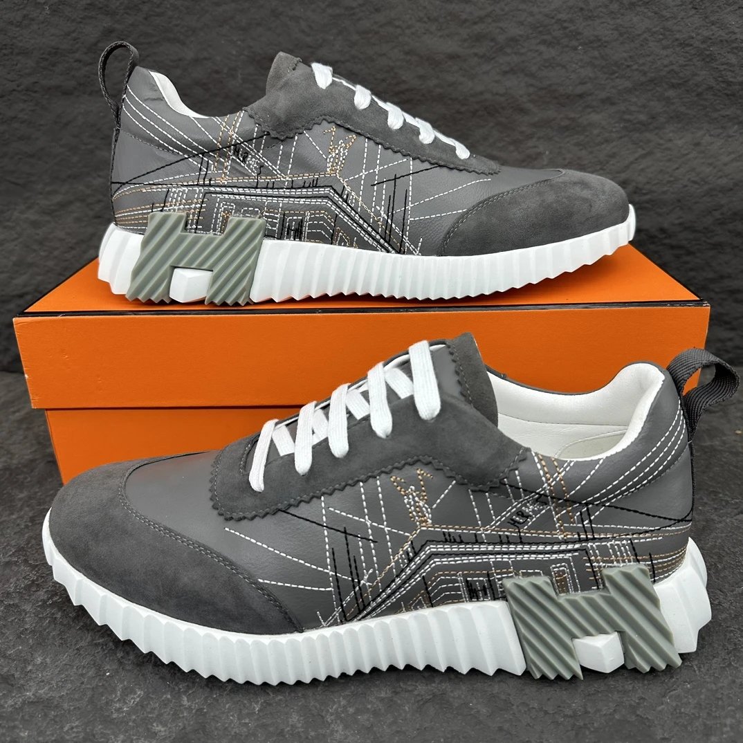 Unbranded Sneakers Woven Upper with Ribbed Sole — 09