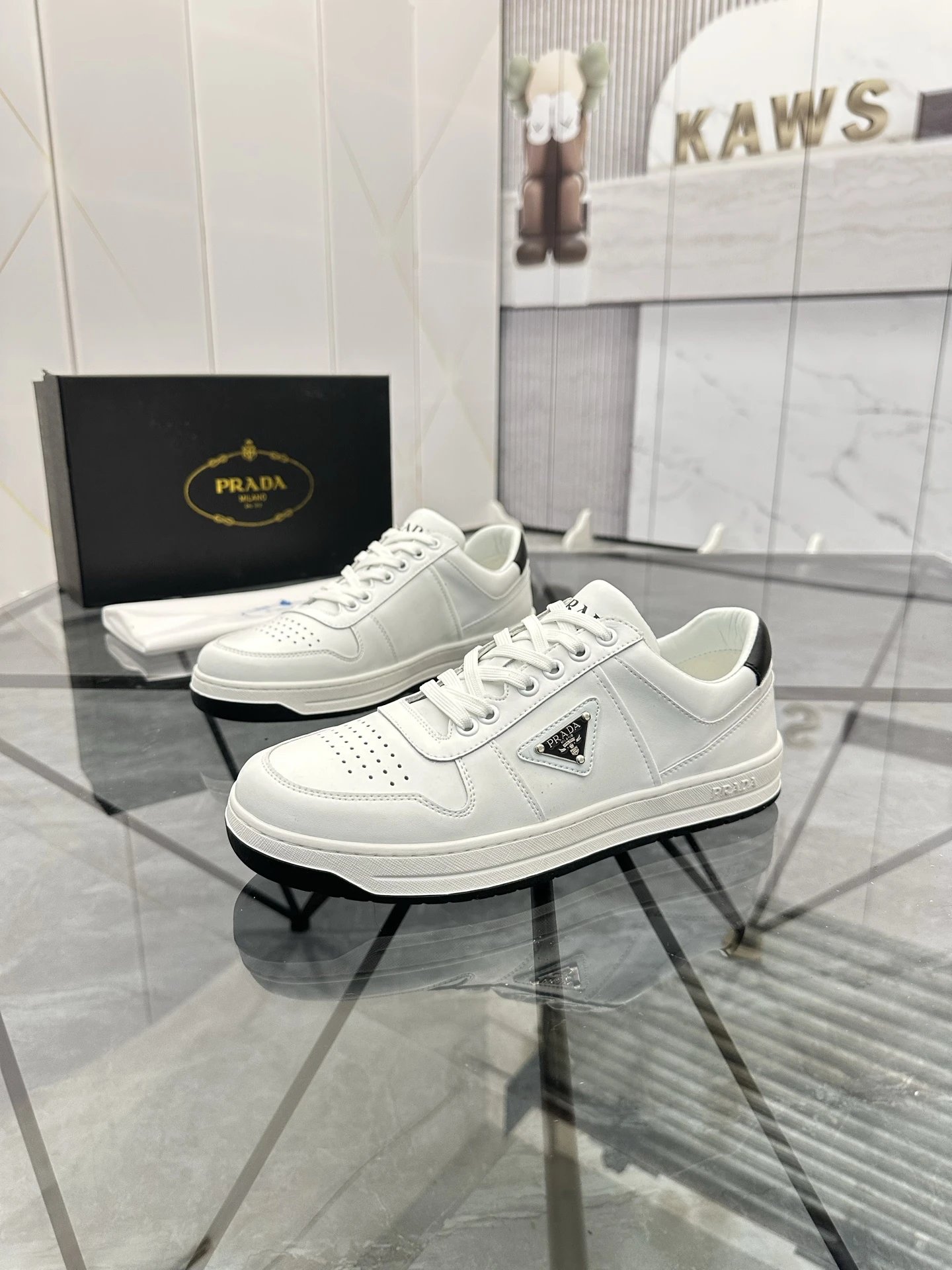 Prada Sneakers Low-Top Triangle Logo image 2