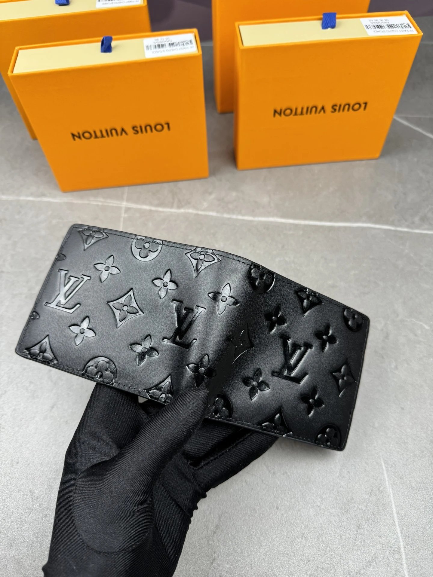 Louis Vuitton Monogram Eclipse Card Holder Gray - 6