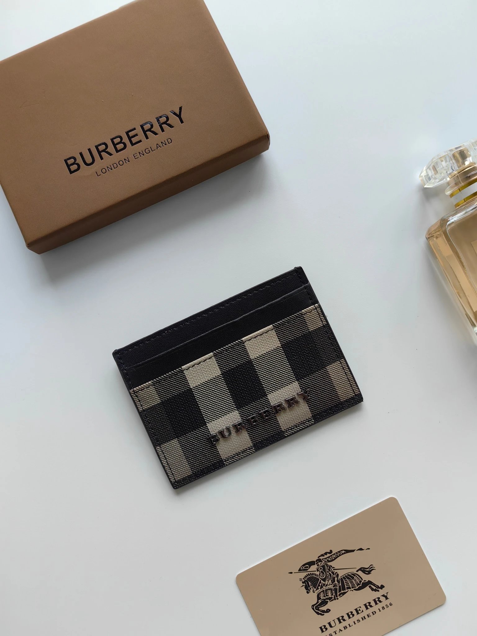 Burberry Check-pattern card holder product image