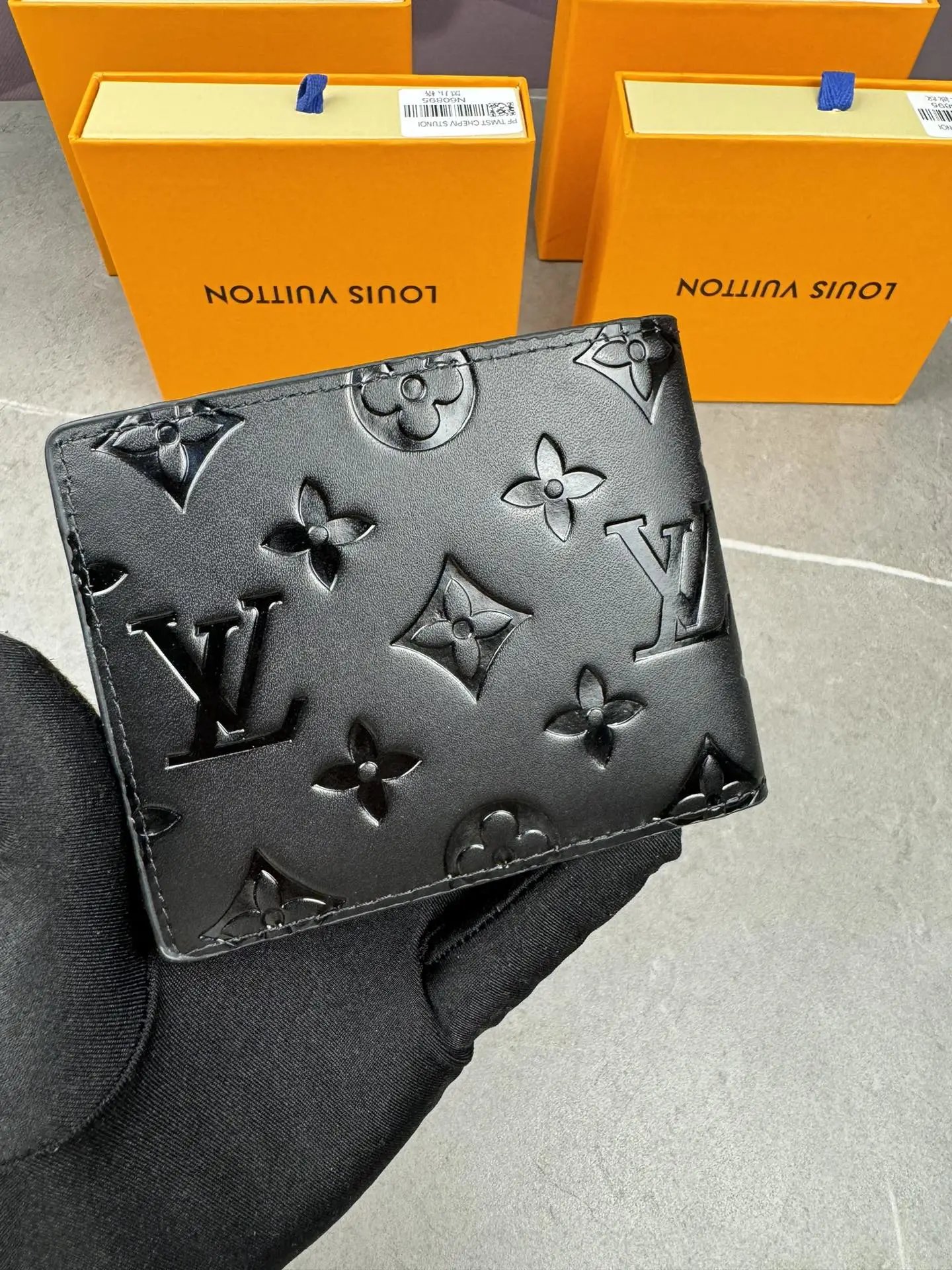 Louis Vuitton Monogram Eclipse Card Holder Gray - 3