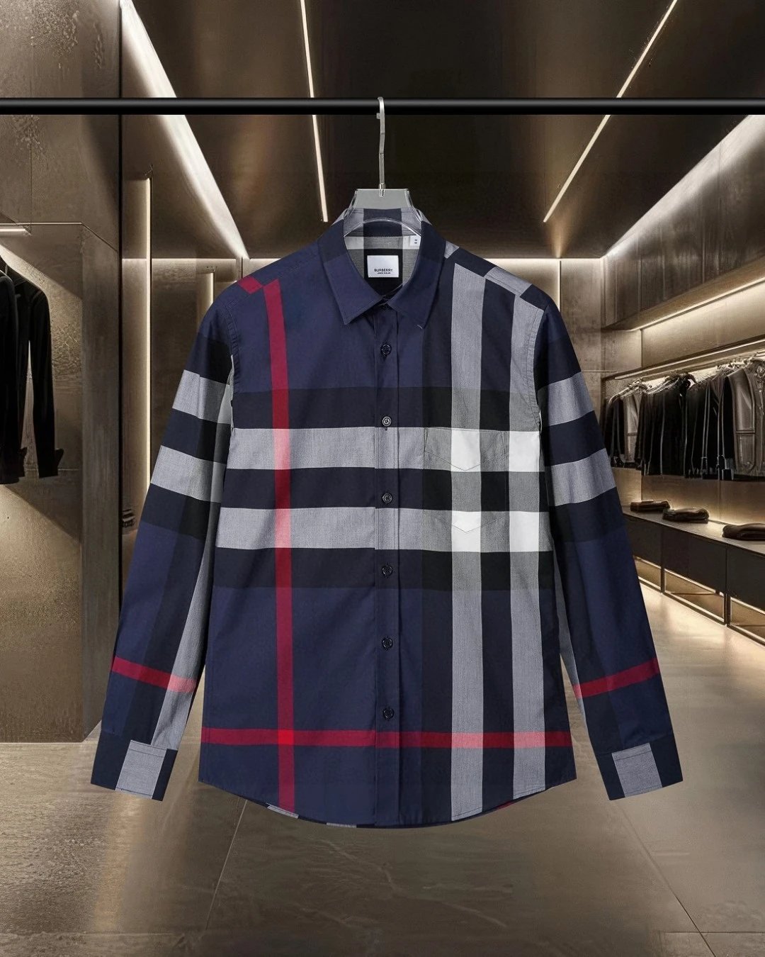 Burberry Shirts Long-sleeve check button-up shirt image 5