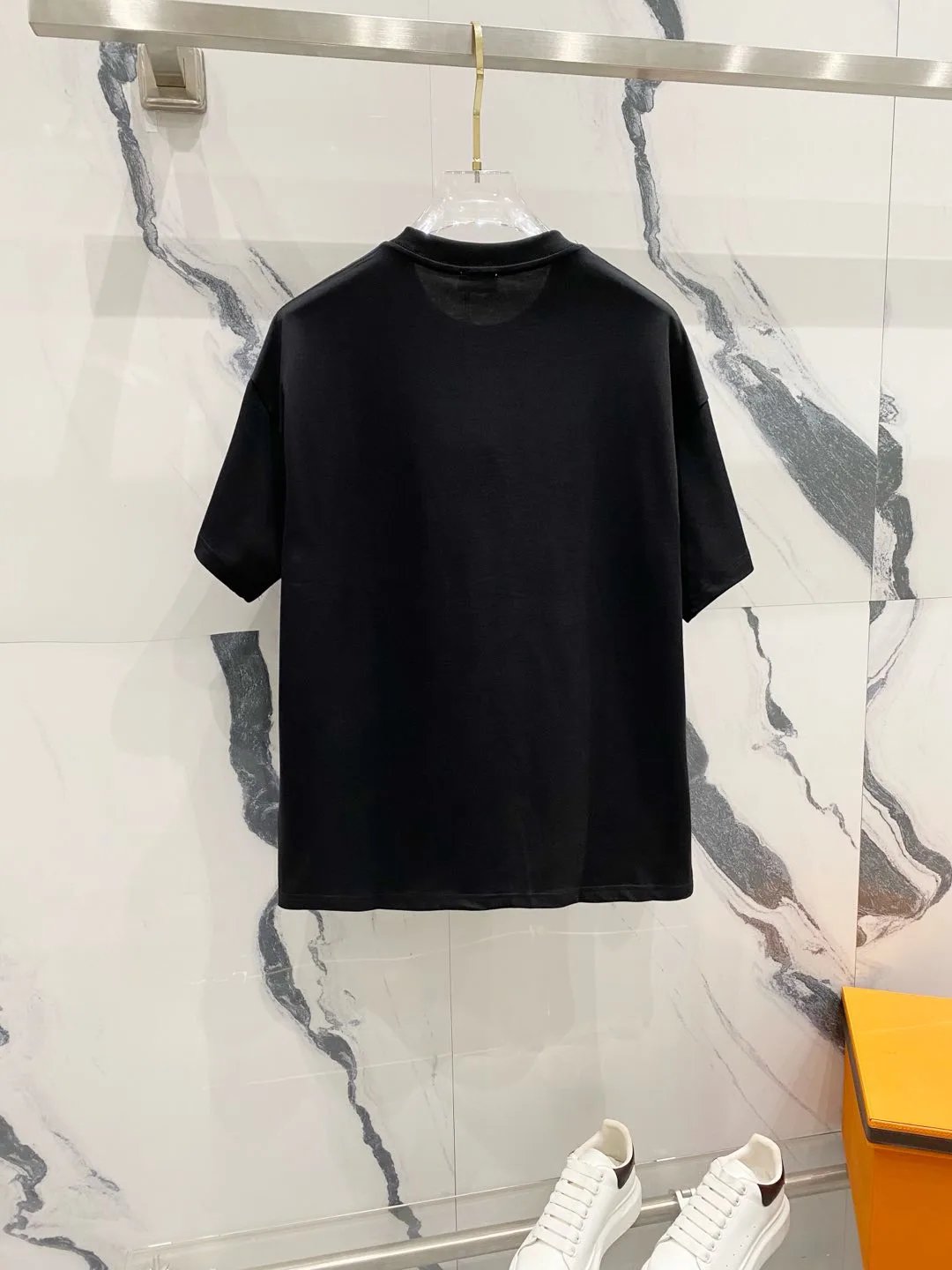 Saint Laurent T-Shirts Logo-print crew-neck T-shirt image 7