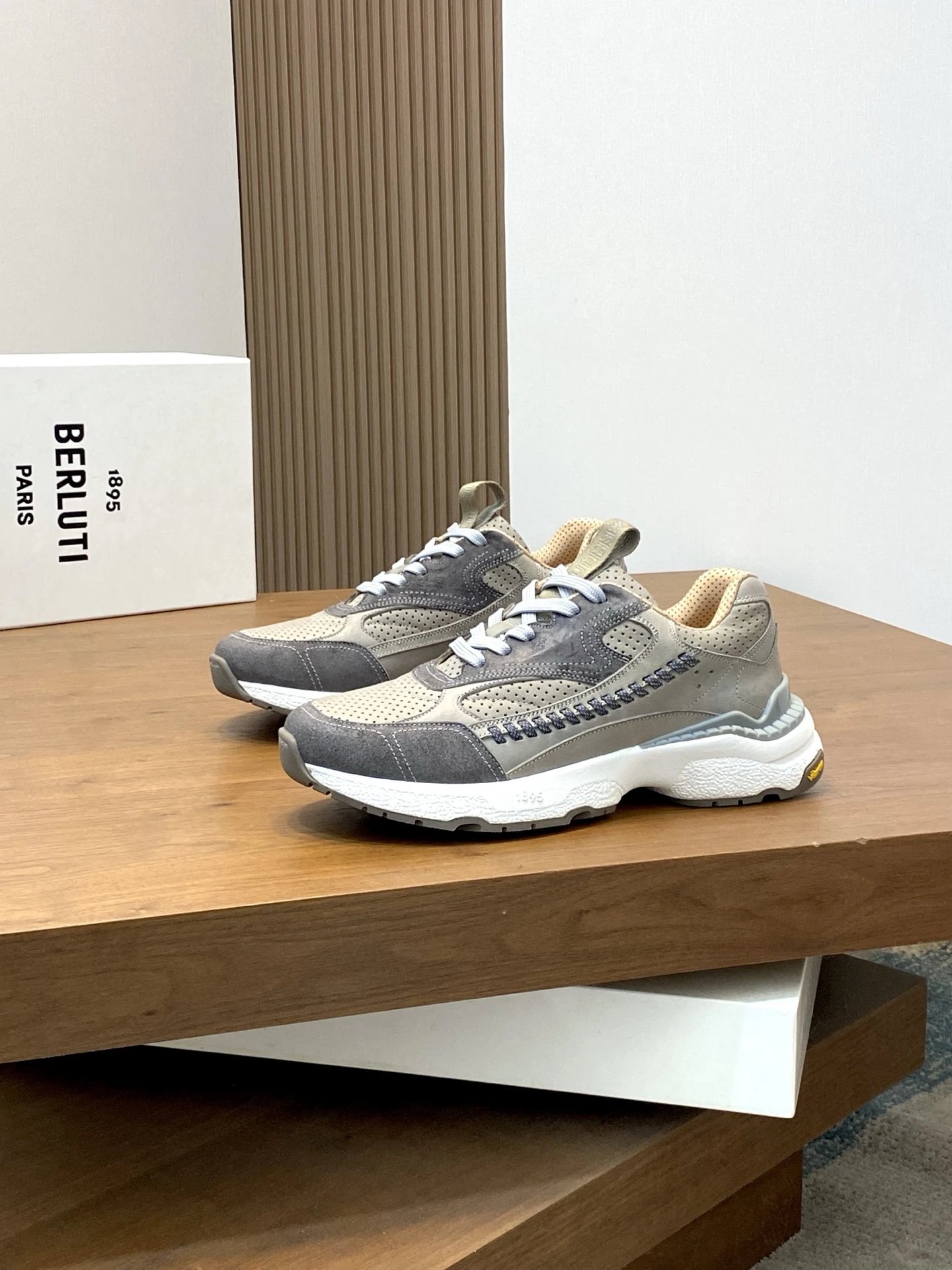 Berluti Sneakers Low-Top Leather with Perforated Panels — 10