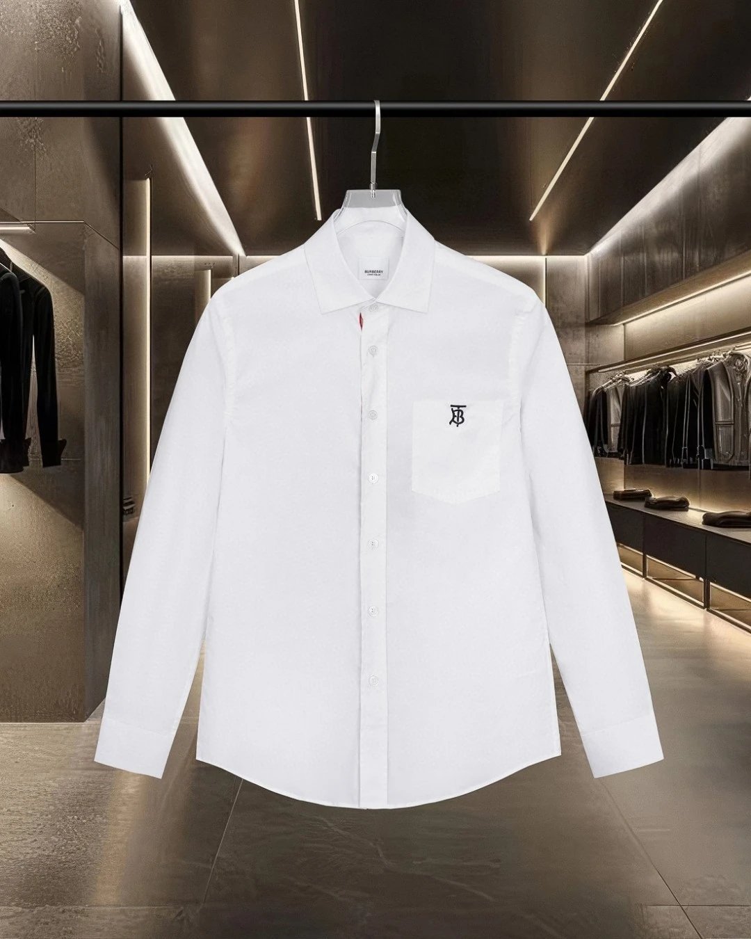 Burberry Shirts Long-sleeve check button-up shirt — 12